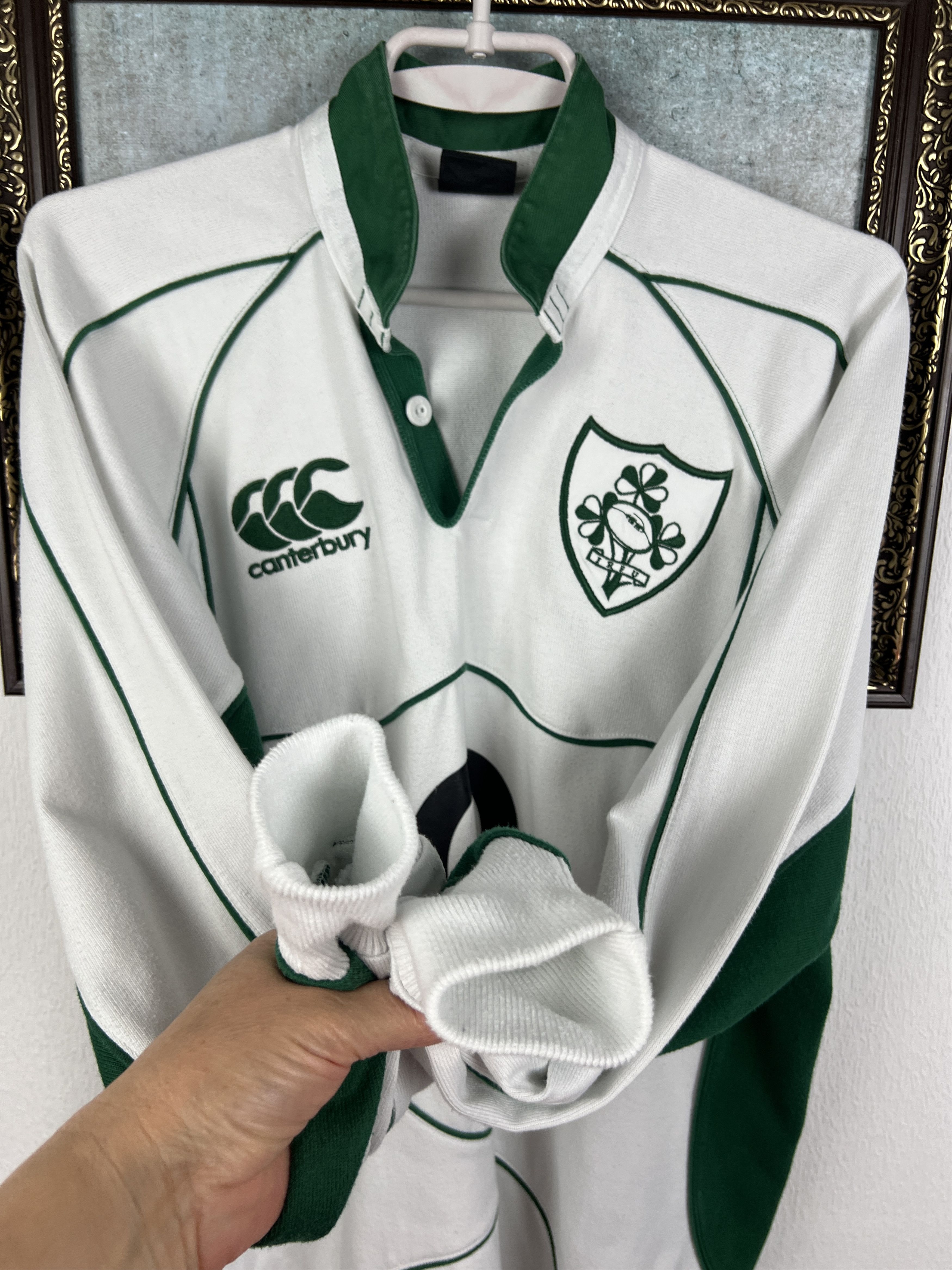 Vintage Ireland Canterbury Rugby Union Jersey Long Sleeve Rare Size US S / EU 44-46 / 1 - 5 Thumbnail