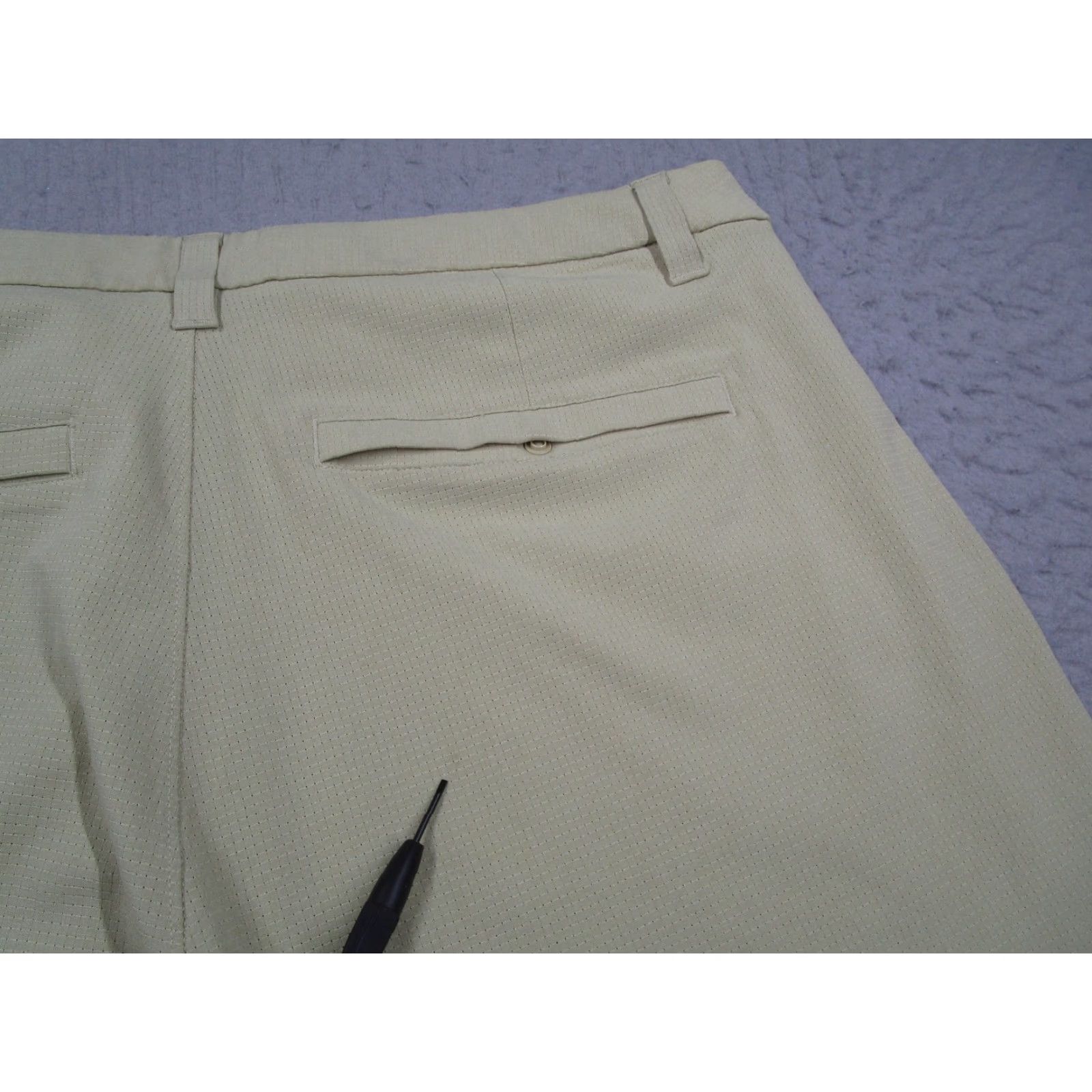 Lululemon Lululemon Commission Short Mens 34 Green Chino Stretch Golf Casual 9" Zip Pocket Size US 34 / EU 50 - 5 Thumbnail