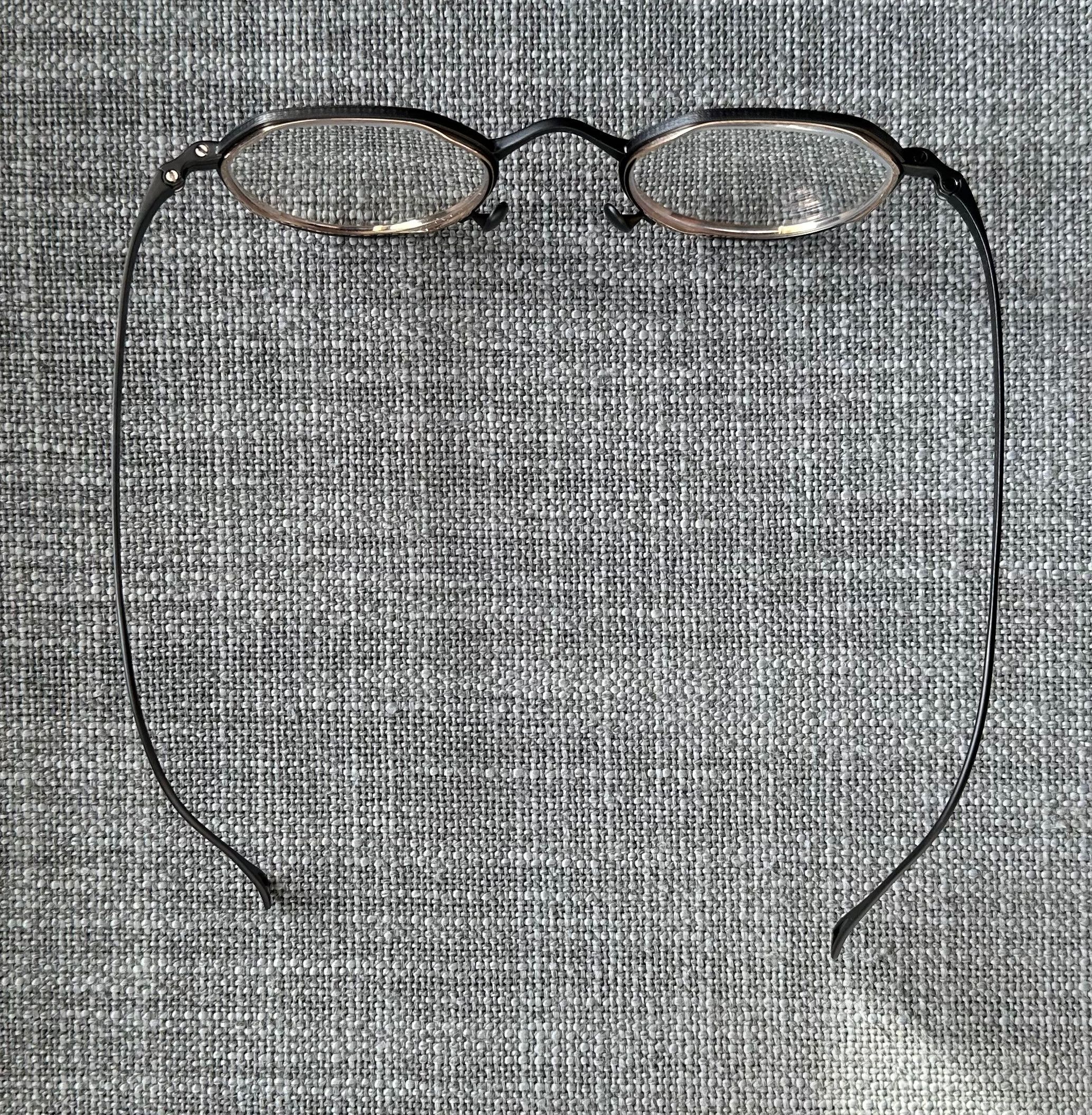 Other Kame ManNen 1231 Intellectual Glasses Gun Metal With Gold Size ONE SIZE - 2 Thumbnail