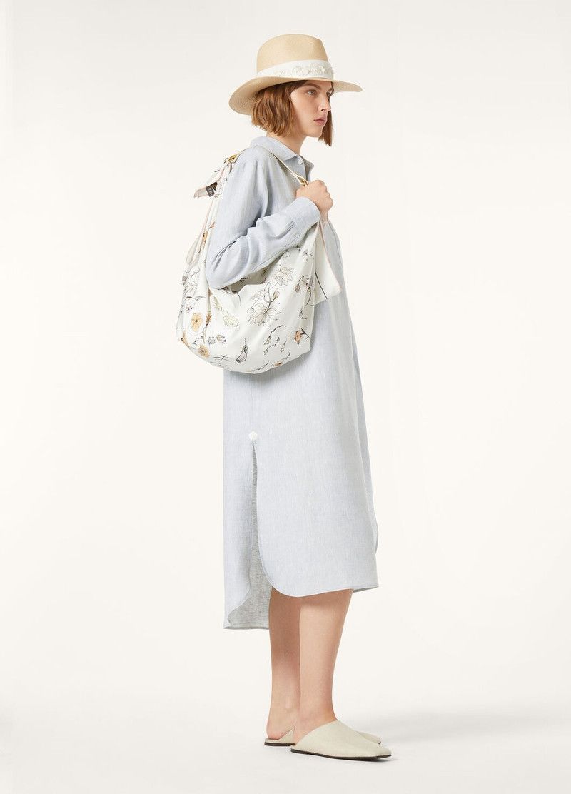 Loro Piana o1srvl11e0526 FAP3840 Lora Dress in Light Blue Size XS / US 0-2 / IT 36-38 - 2 Thumbnail