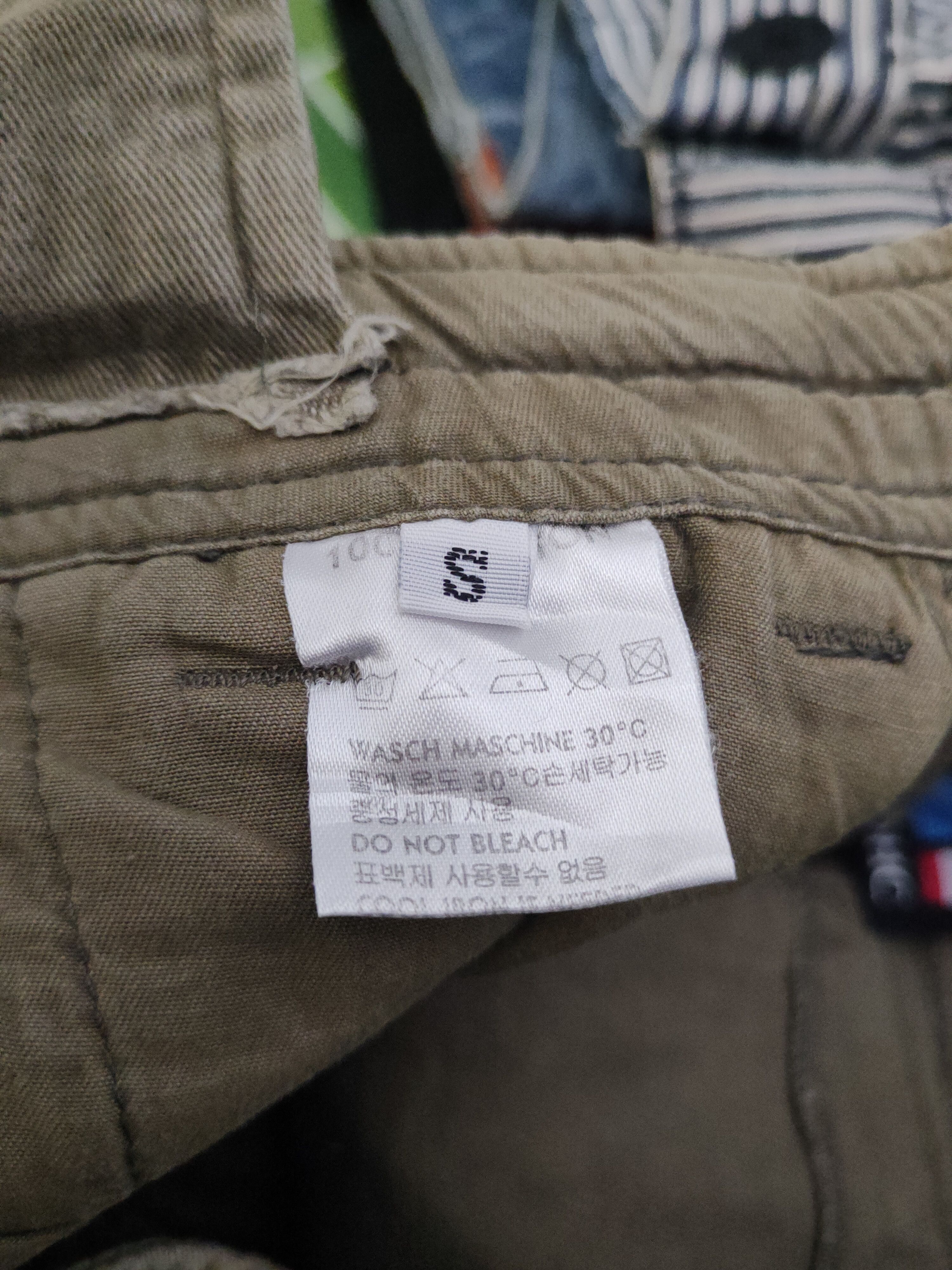 Japanese Brand DL SOHC Olive Faded Multipocket Tactical Cargo Pants #1365 Size US 29 - 14 Thumbnail