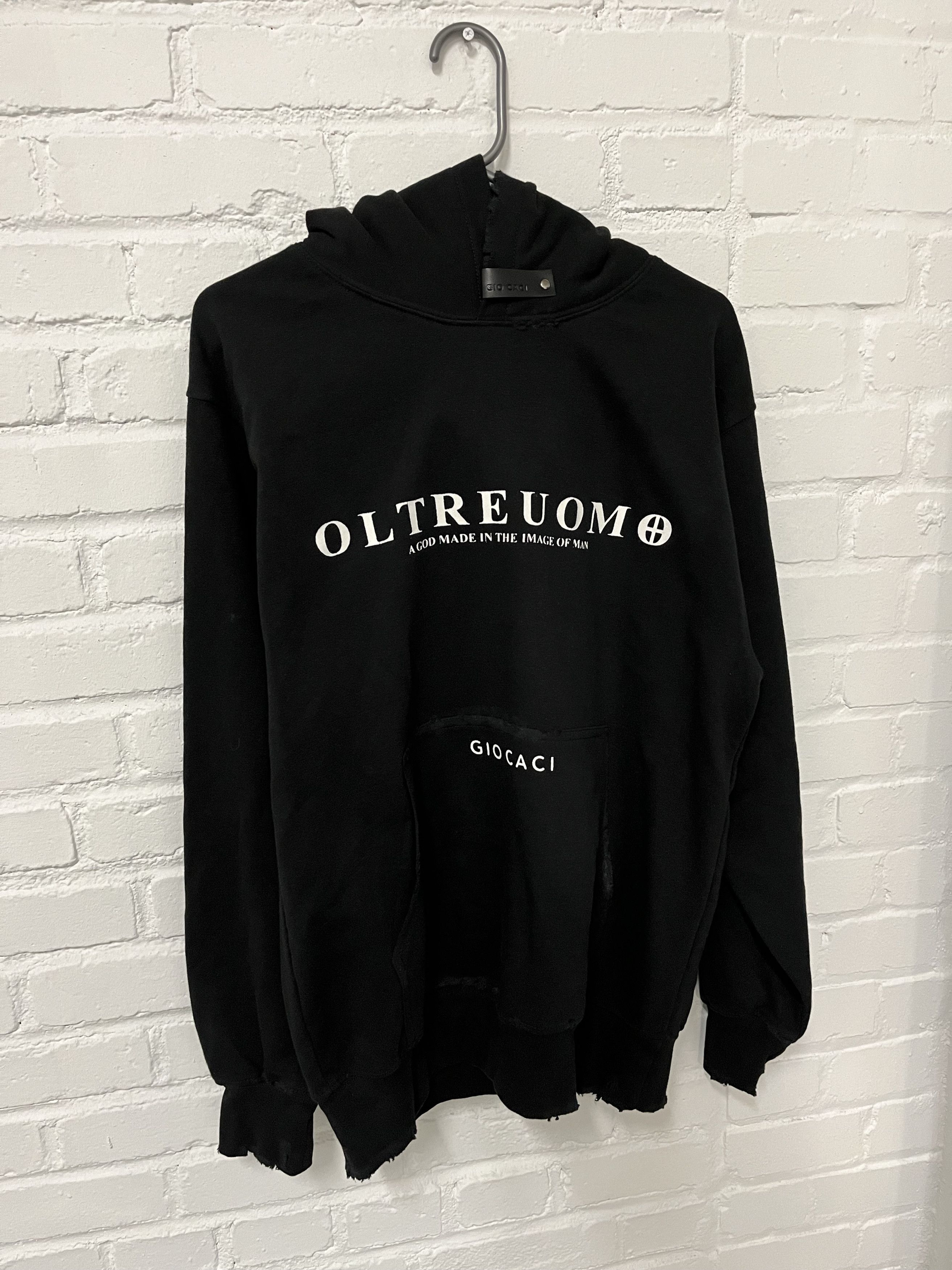 Other Goth Avant Garde GIO CACI OLTREUOMO Hooded Sweater Size US L / EU 52-54 / 3 - 3 Thumbnail