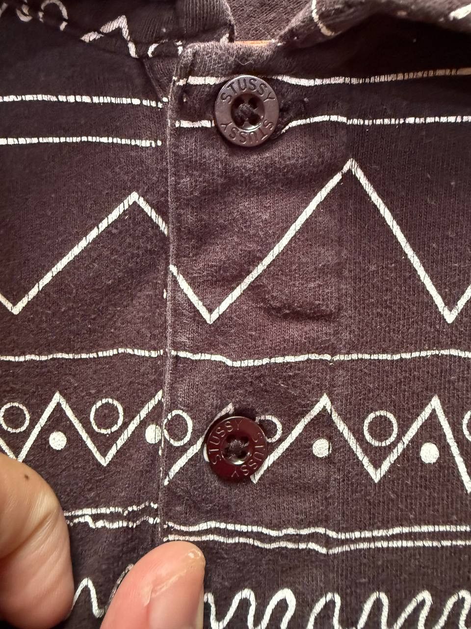Stussy VERY RARE Stussy Aztec Design Collar Shirt Size US L / EU 52-54 / 3 - 3 Thumbnail