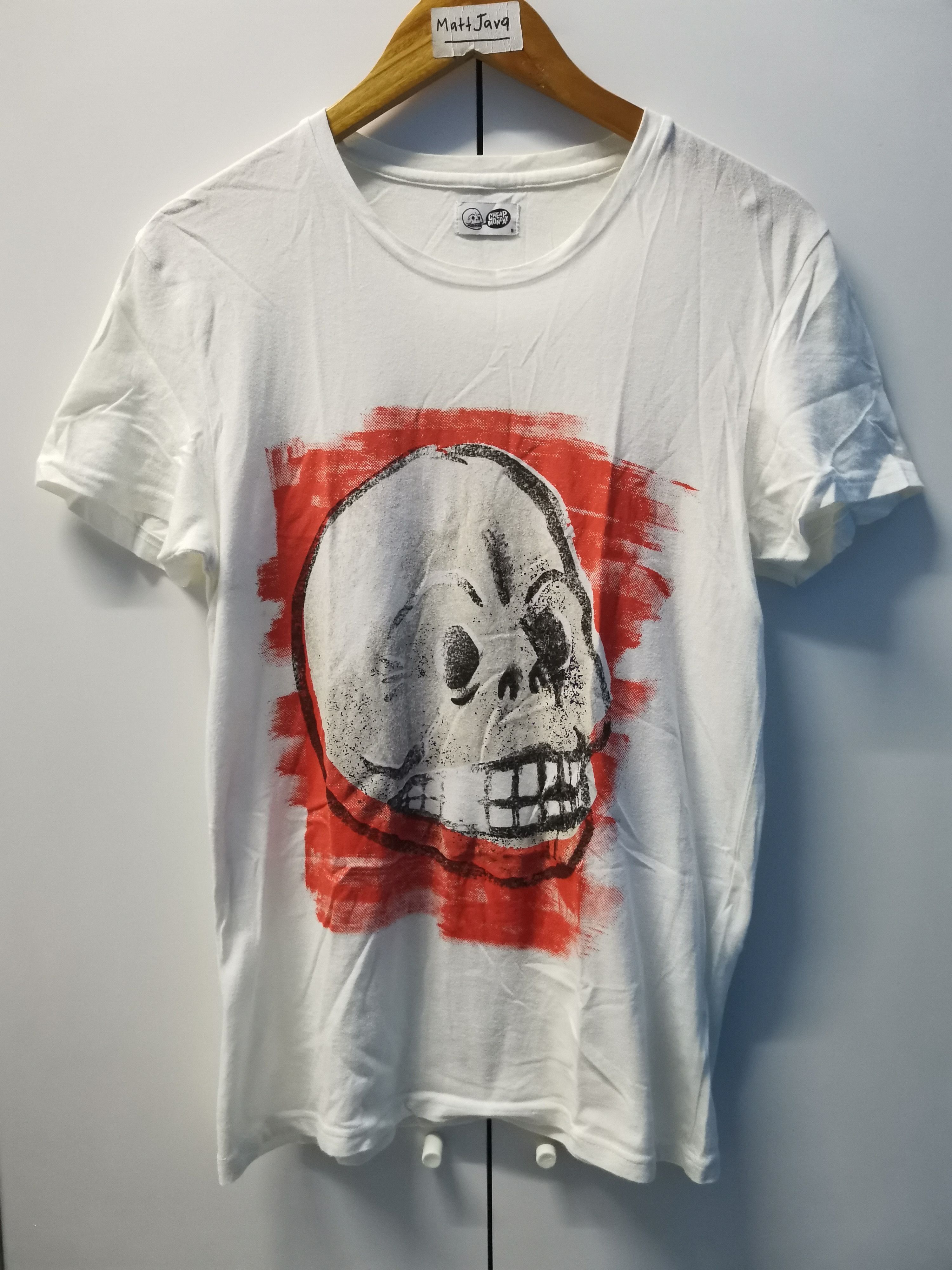 Cheap Monday Cheap Monday Big Skull Tee Horror Streetwear Size US S / EU 44-46 / 1 - 2 Thumbnail
