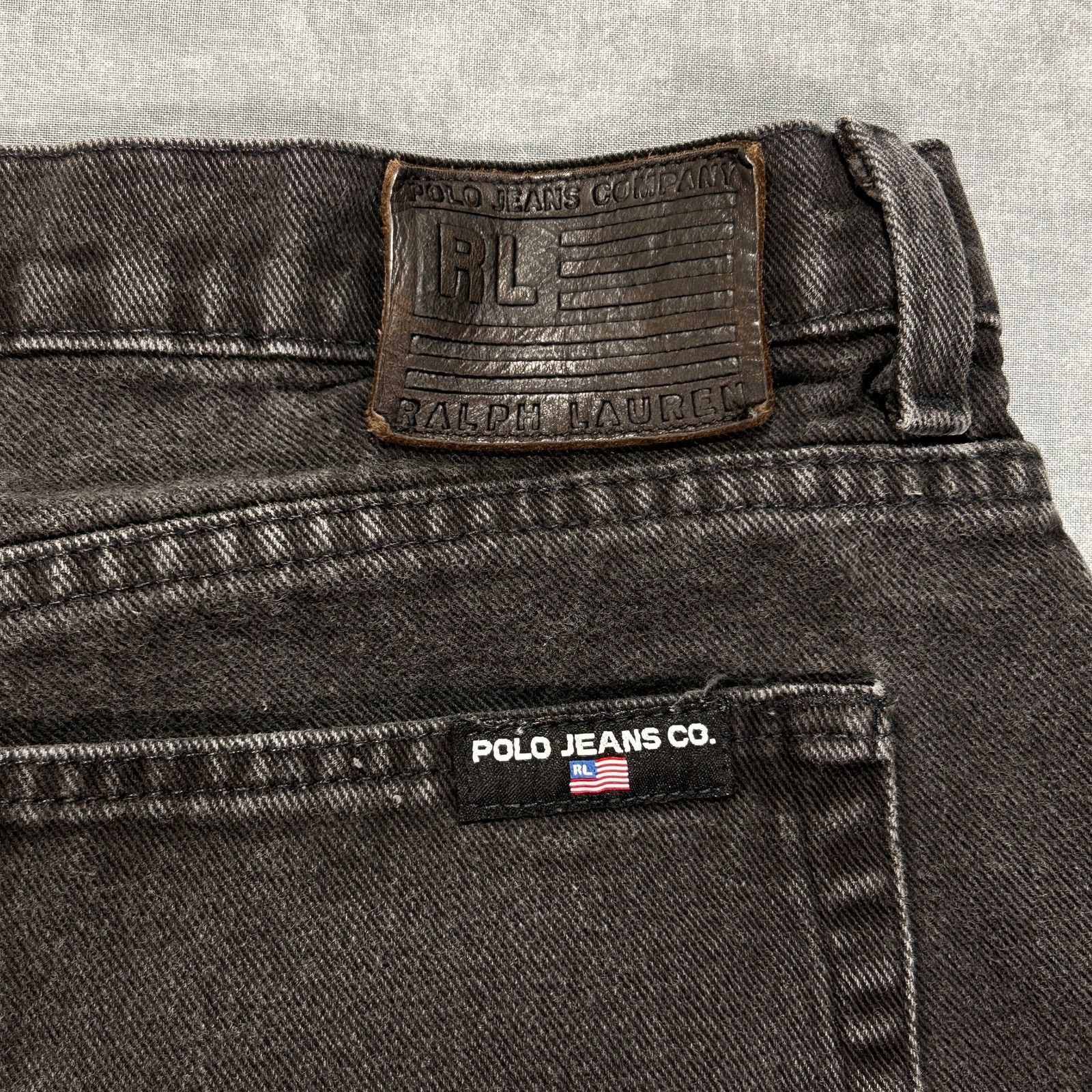 Polo Ralph Lauren VTG Polo Jeans Co Relaxed streetwear baggy jeans mens 34x30 Size US 34 / EU 50 - 5 Thumbnail
