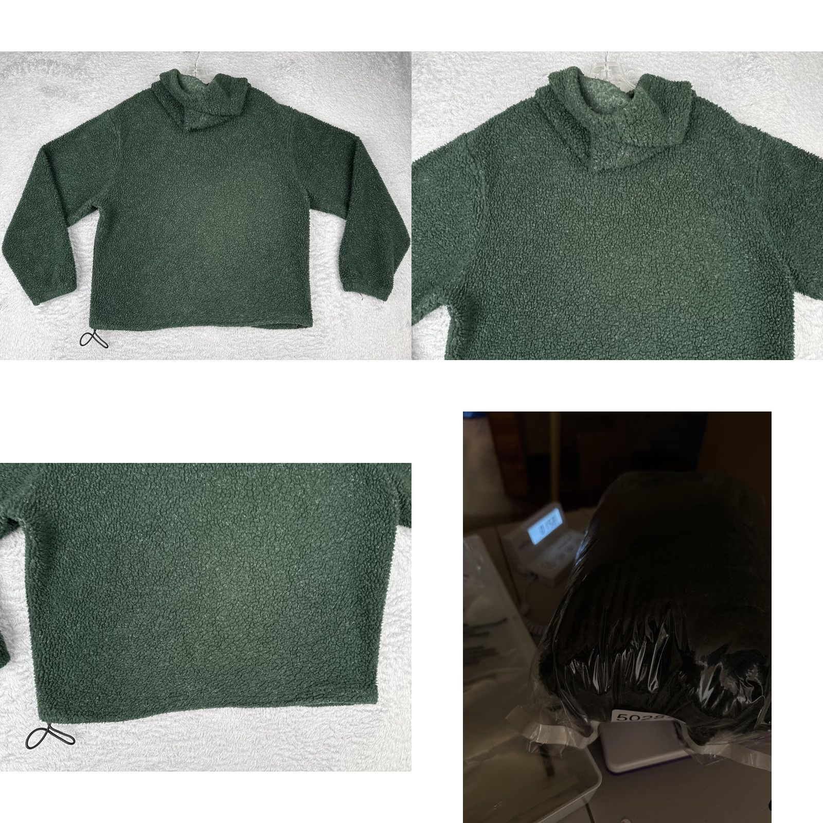 Vintage Cabela's For Women Jacket Green Sherpa Fleece Full Zip Hooded Pockets M Size M / US 6-8 / IT 42-44 - 9 Thumbnail