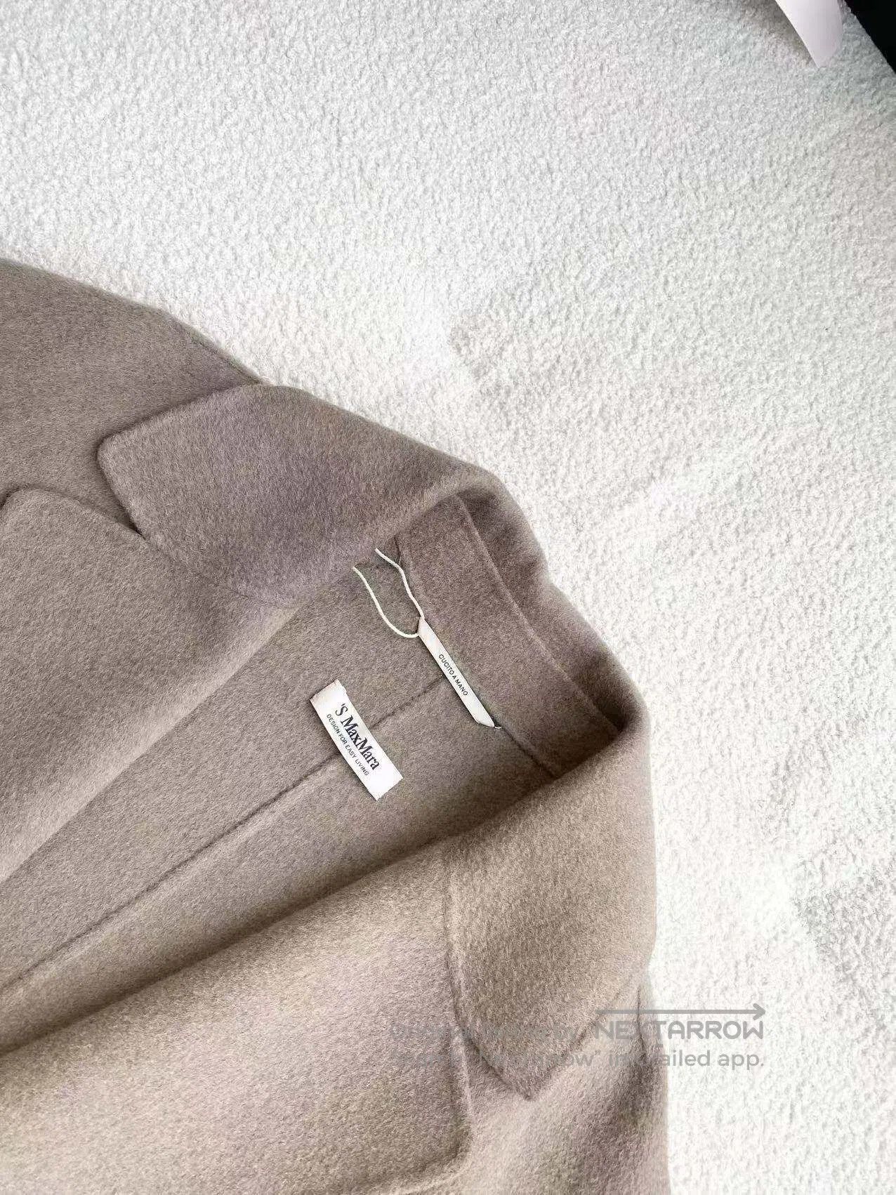 Max Mara Max Mara Oatmeal belted coat| Size XXS / US 00 / IT 34 - 4 Thumbnail