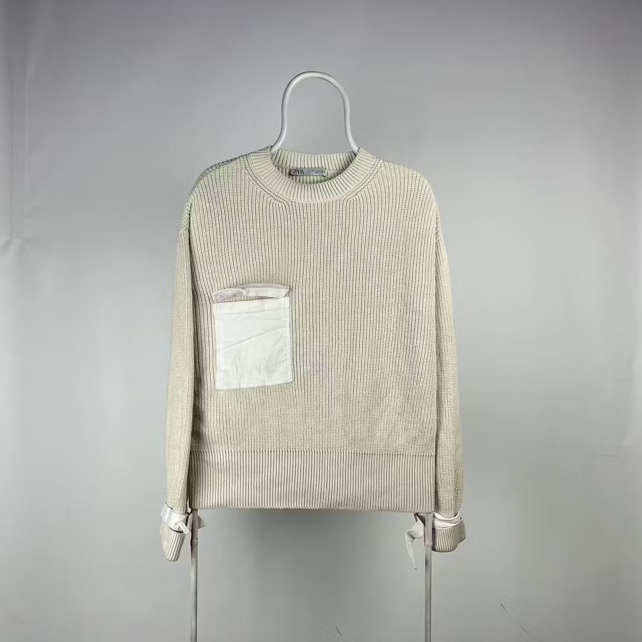 Japanese Brand Zara sweater pocket streetwear Japanese size S/M Size US S / EU 44-46 / 1 - 1 Thumbnail