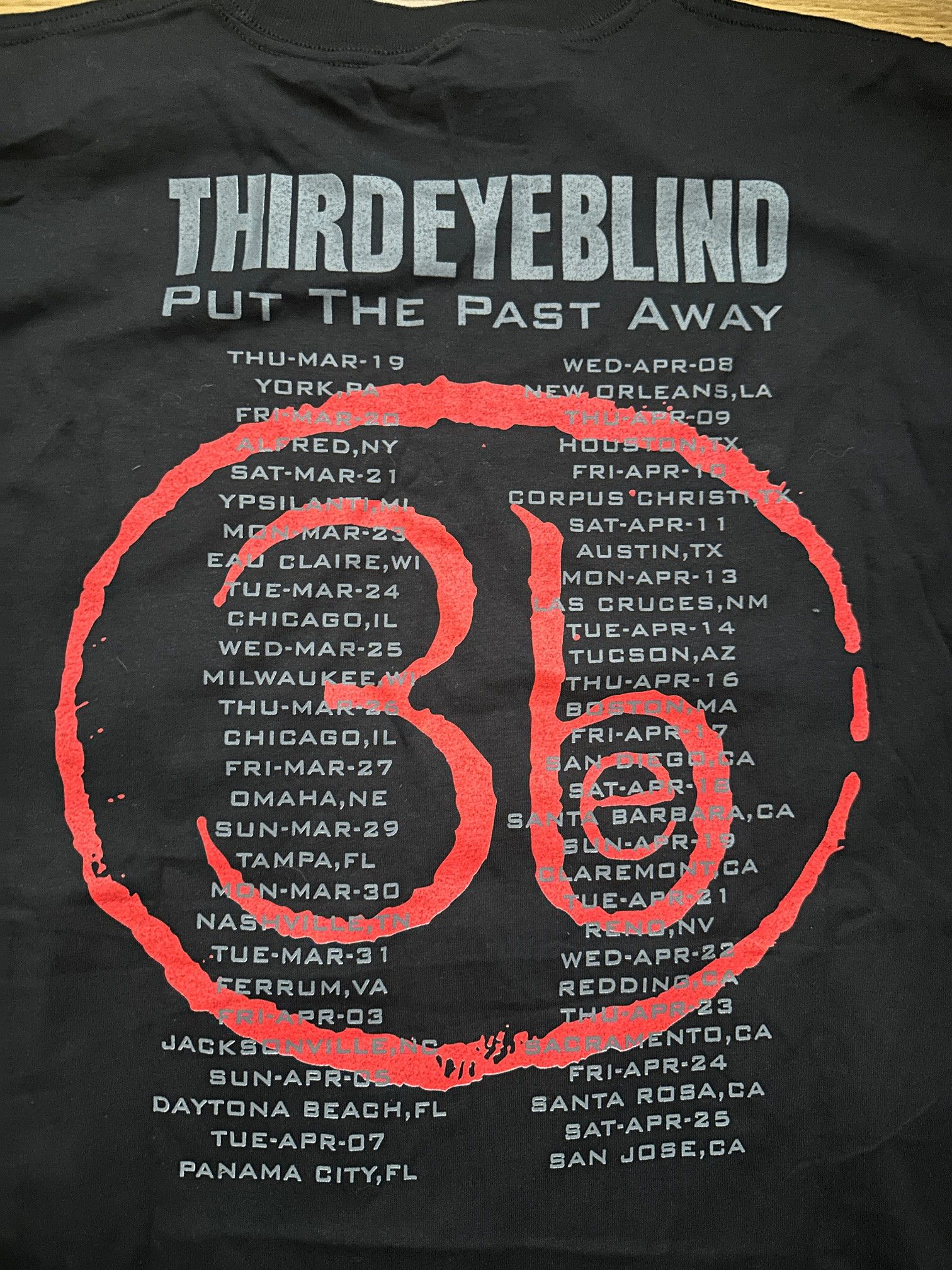 Vintage Third Eye Blind Long Sleeve Shirt Put The Past Away Tour Size US XL / EU 56 / 4 - 7 Thumbnail
