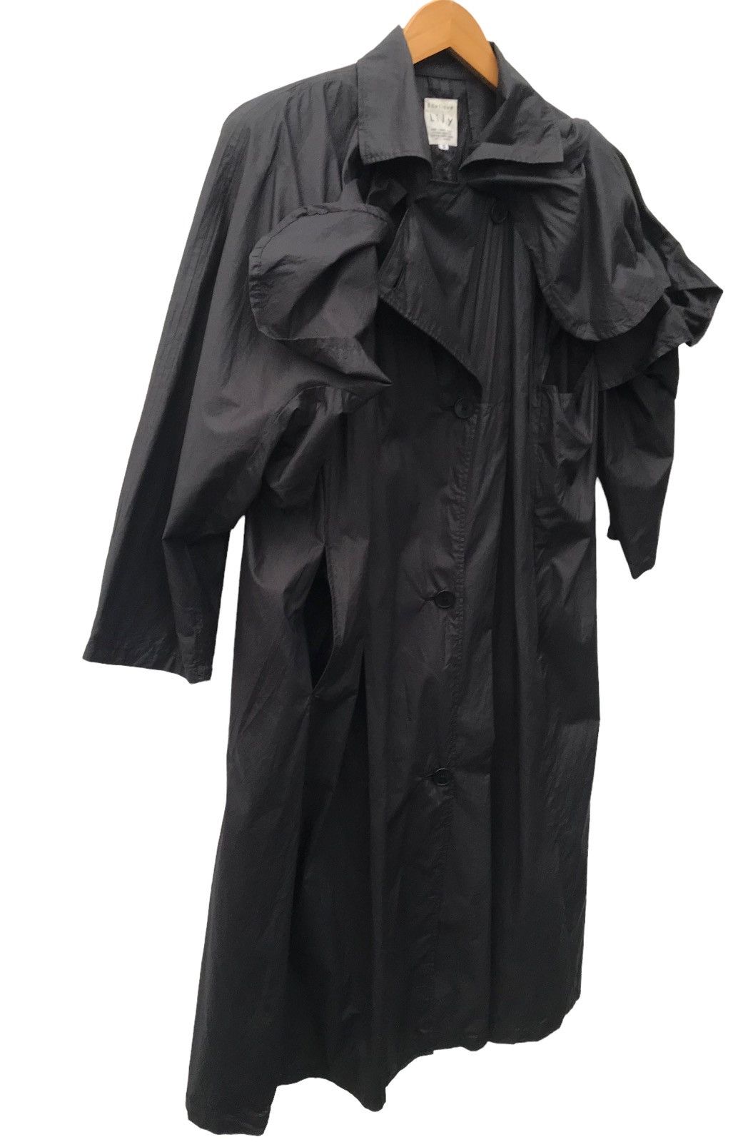 Japanese Brand Boutique Lily Women Cotton Trench Coat Parachute Jacket Size L / US 10 / IT 46 - 10 Thumbnail