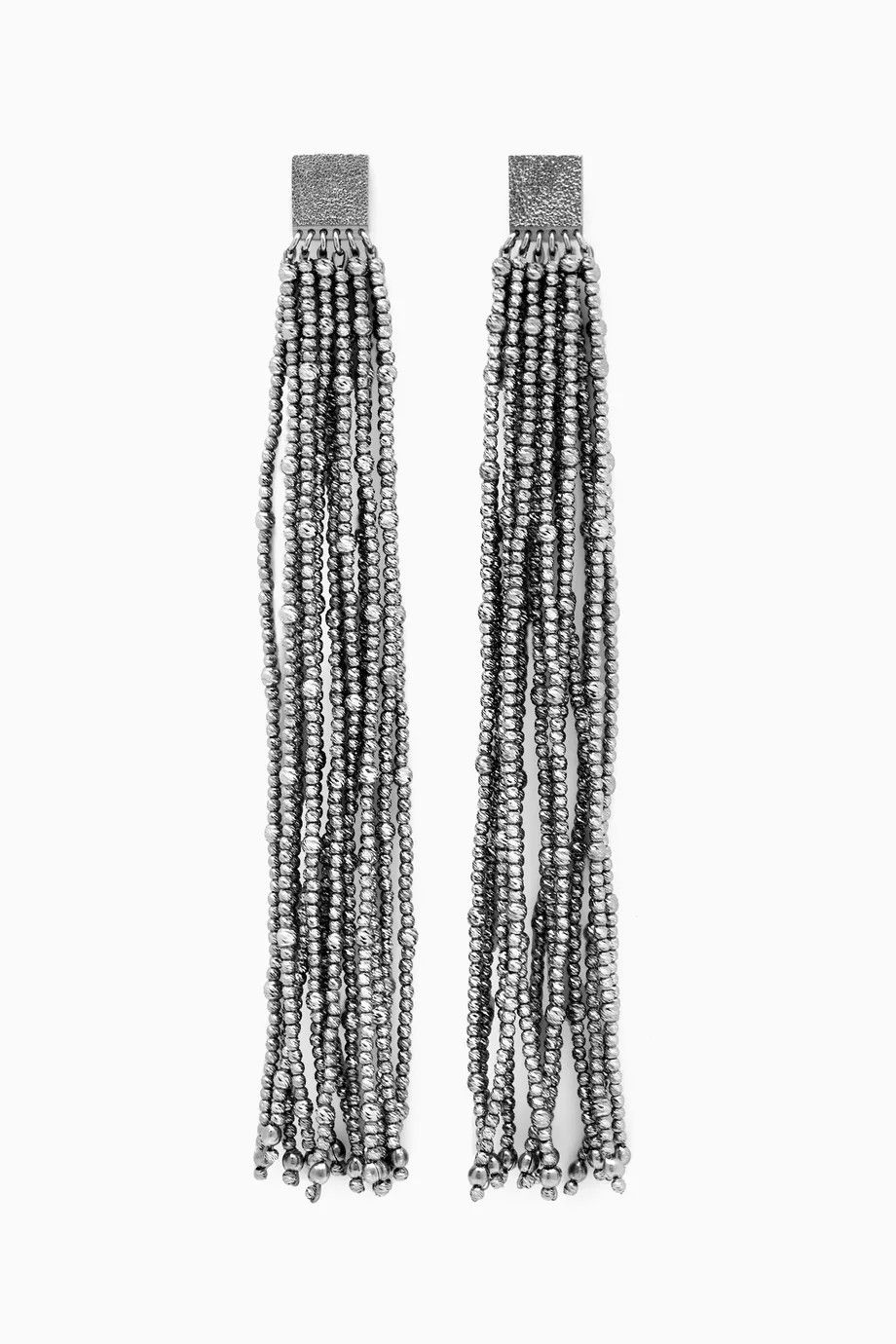 Brunello Cucinelli o1y0725 Size : OS / Earrings in Silver Size ONE SIZE - 1 Thumbnail