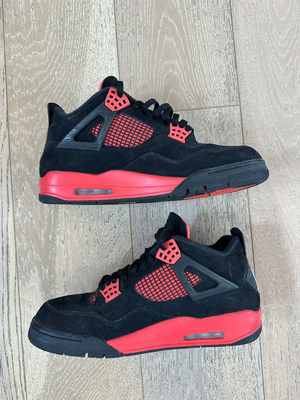 Jordan Brand Jordan 4 Retro Red Thunder Size US 12 / EU 45 - 5 Thumbnail