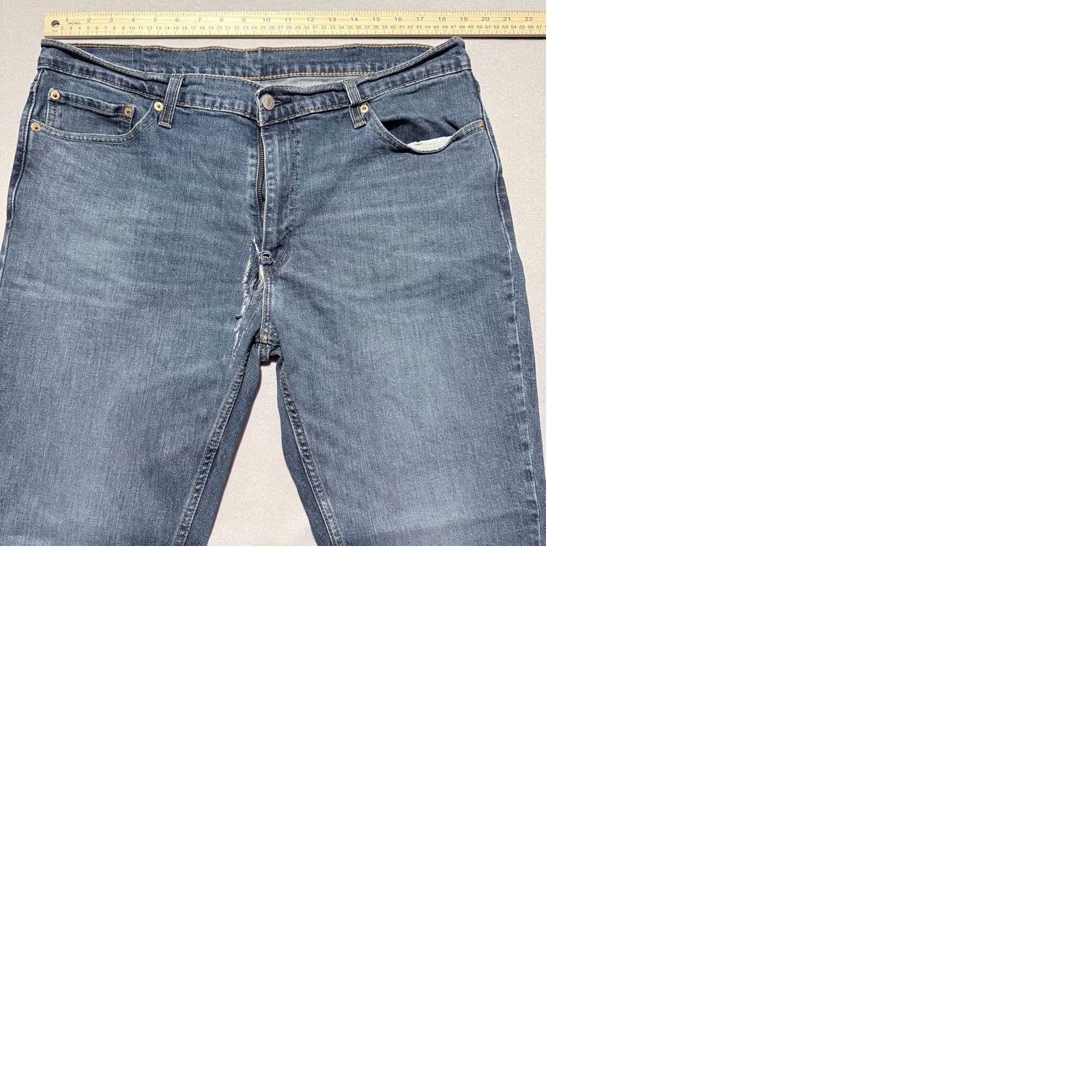 Levi's Levi's 511 Jeans Men Blue Denim Mid-Rise Straight 38X30 Classic 5-Pocket Fit - Flaws Size US 38 / EU 54 - 10 Thumbnail
