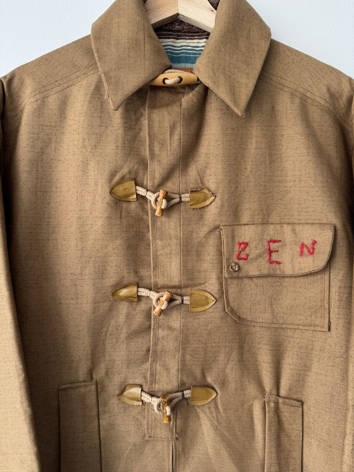 Vintage Blanket-Lined Hand-Embroidered Firefighter Jacket Size US M / EU 48-50 / 2 - 2 Thumbnail