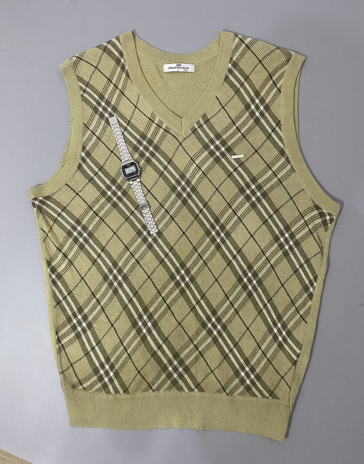 Balenciaga × Vintage 💥Stainless💥Balenciaga Vest Size US L / EU 52-54 / 3 - 2 Thumbnail