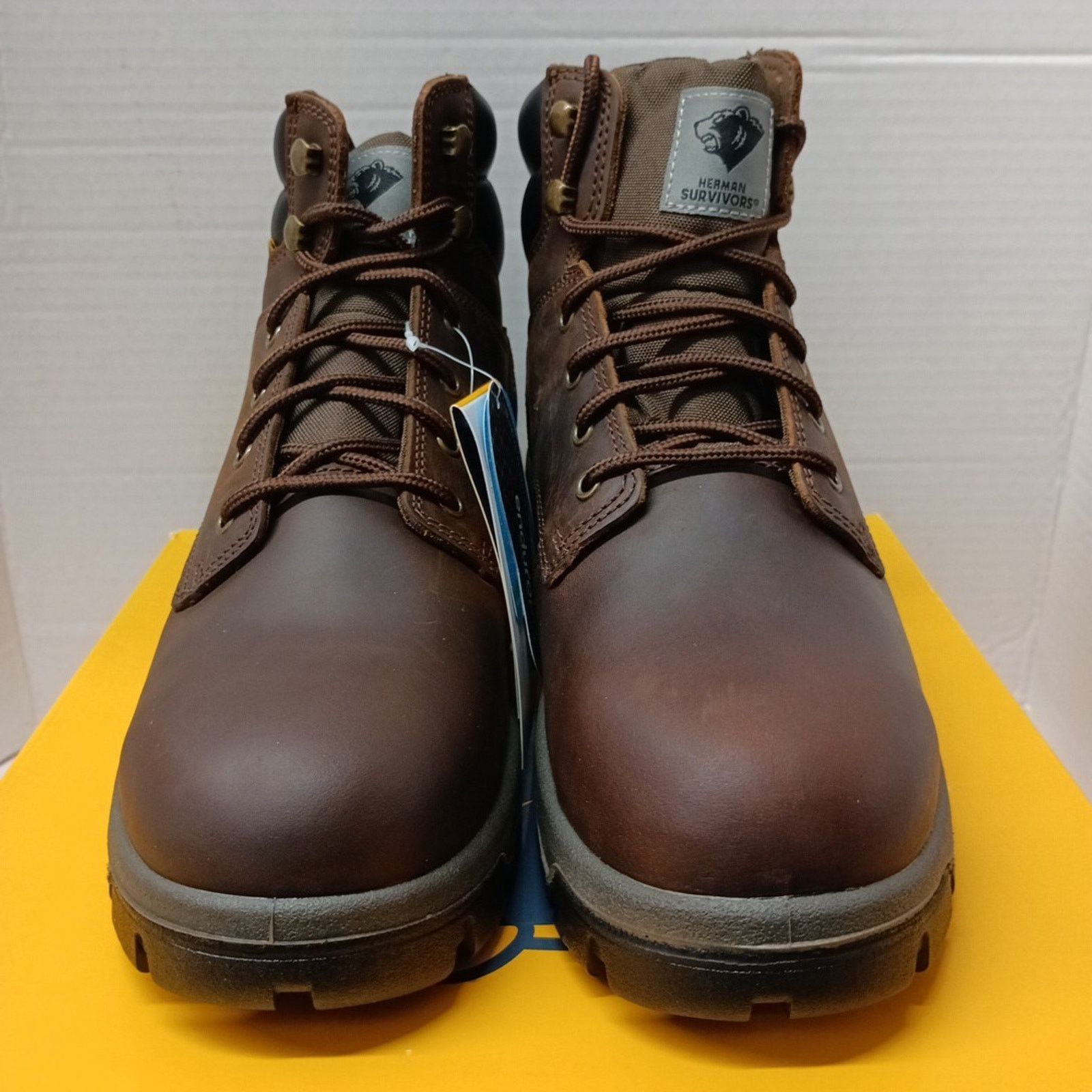 Other Herman Survivors Steel Toe Work Boots Women's Size 11 Brown Size US 11 / IT 41 - 2 Thumbnail