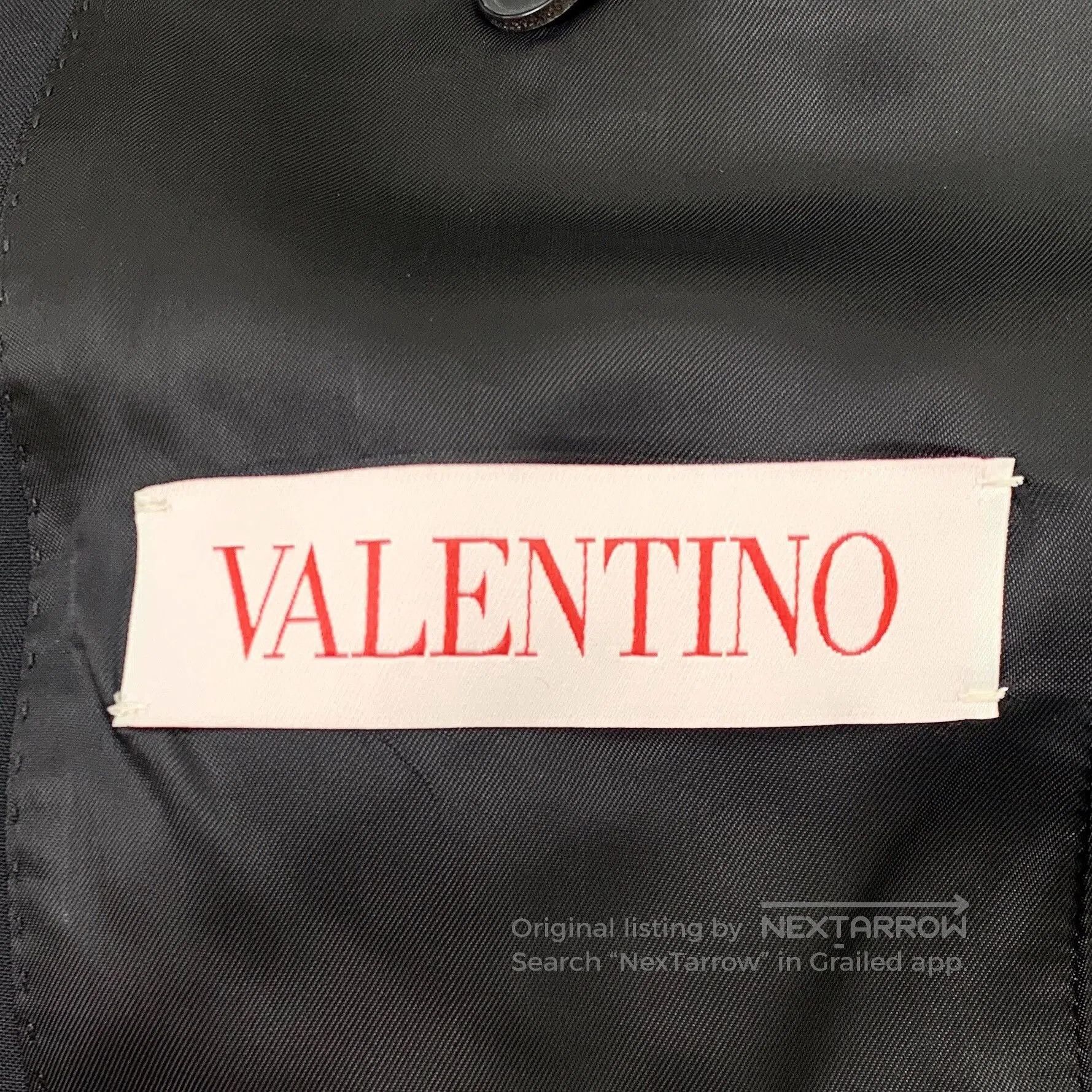 Valentino Valentino Black Collared Long-Sleeve Blazer. Size US S / EU 44-46 / 1 - 6 Thumbnail