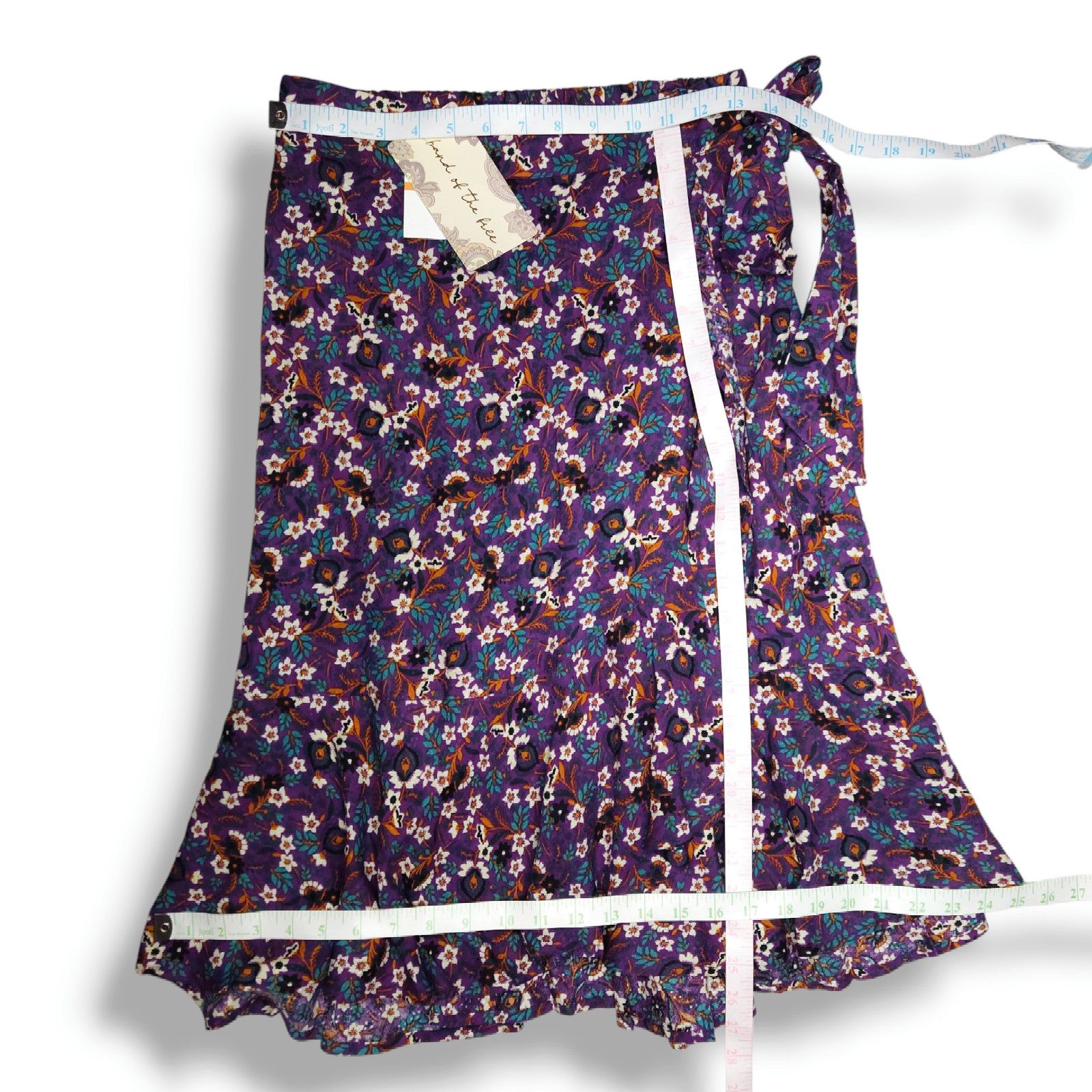 Other NWT B.O.G. Band of the Free Linaelle Floral Wrap Skirt Sz. S Size 27" / US 4 / IT 40 - 9 Thumbnail