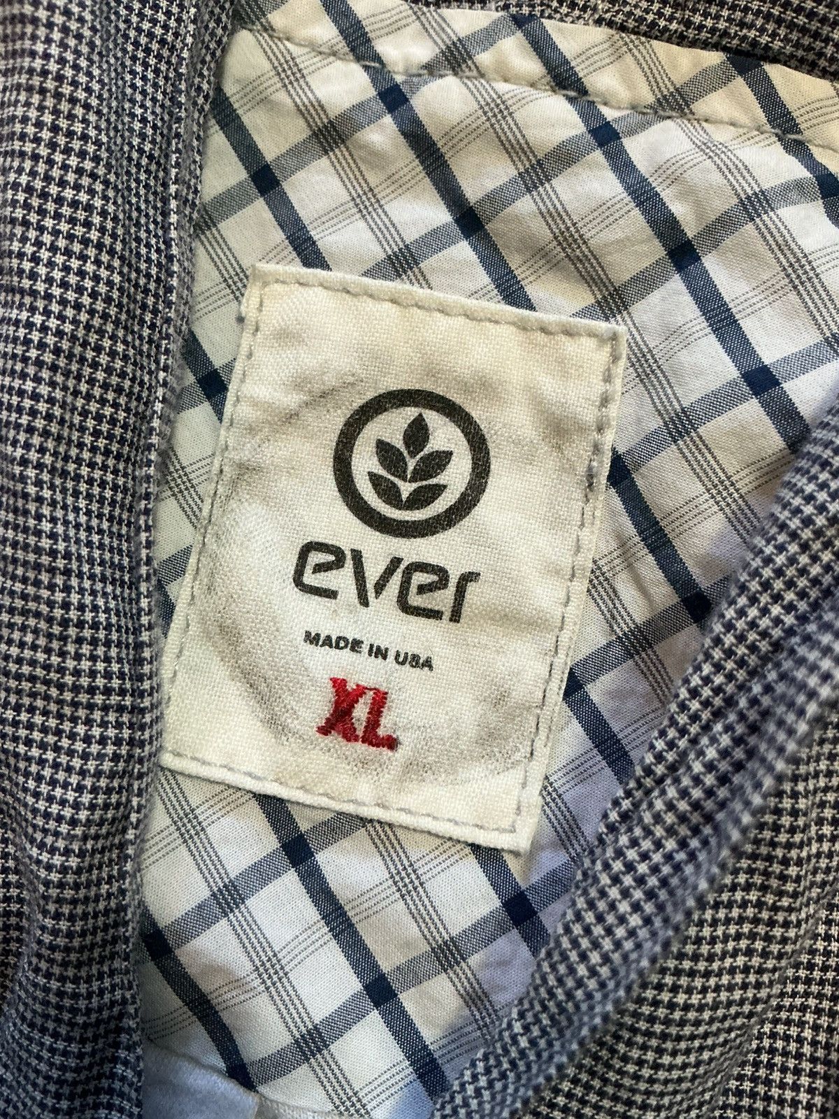Ever Ever Brand Made In USA Houndstooth Zip Hooded Pocket Jacket Size US XL / EU 56 / 4 - 5 Thumbnail