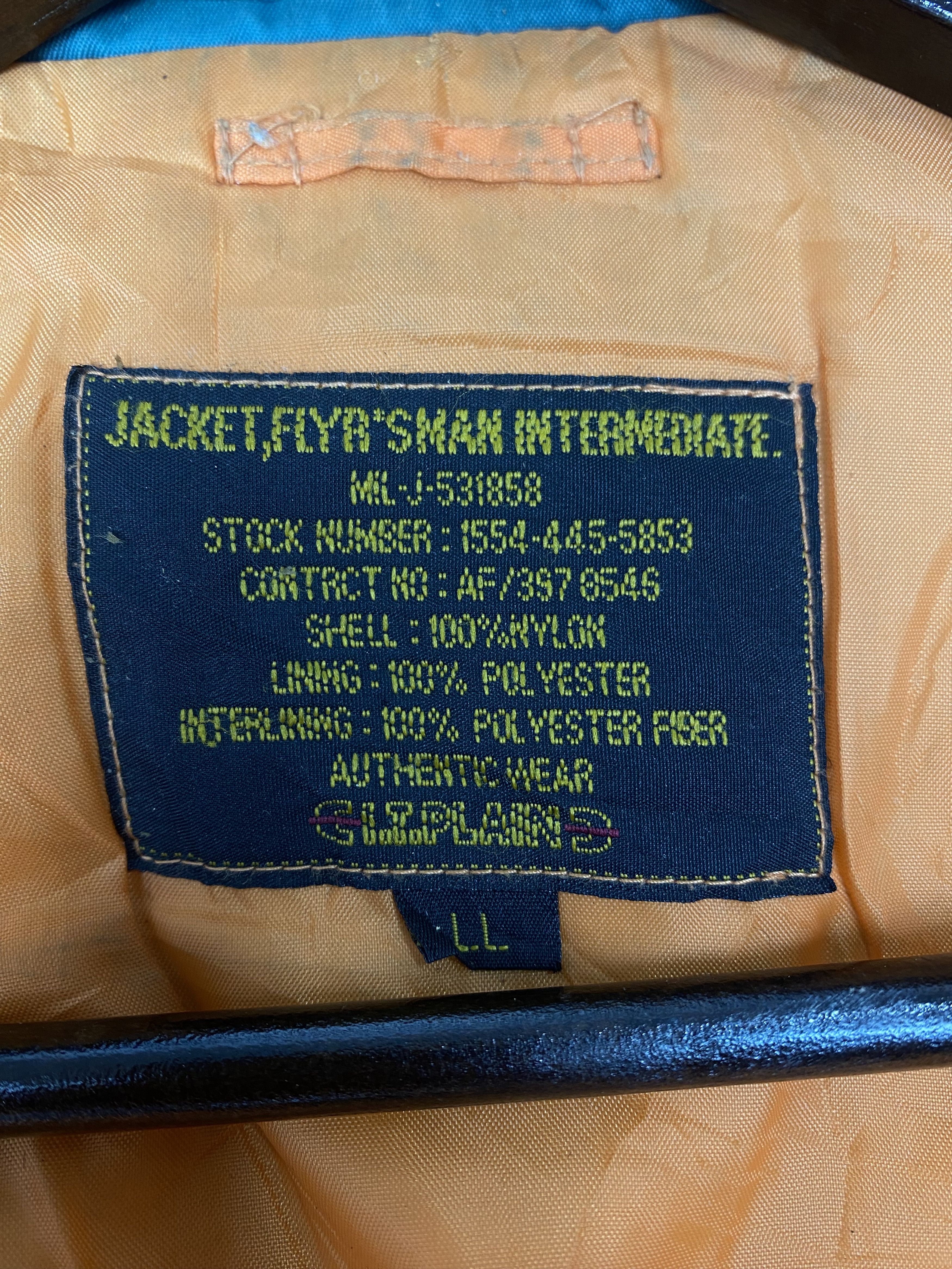 Vintage Vintage FLYR'SMAN Distressed Bomber Jacket DJ0211 Size US L / EU 52-54 / 3 - 10 Thumbnail
