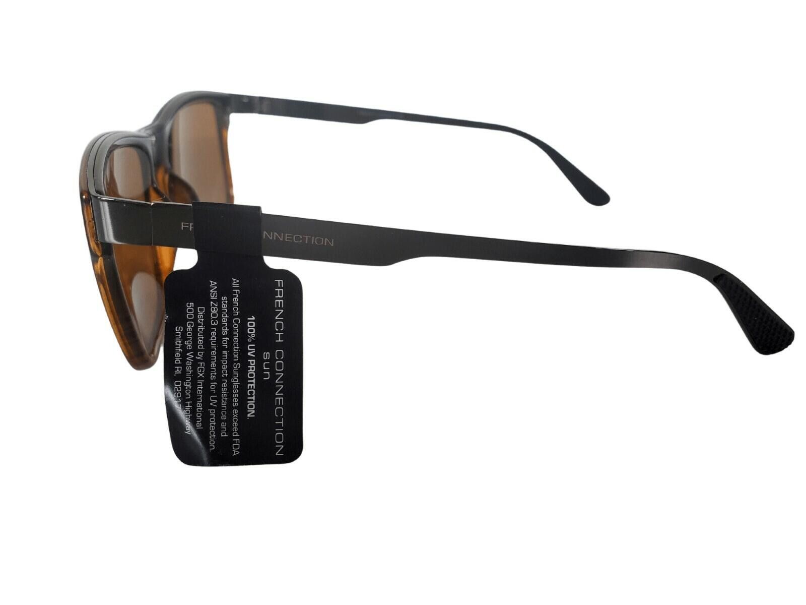 French Connection NWT FRENCH CONNECTION Womens Sunglasses Brown Striped Frames Size ONE SIZE - 6 Thumbnail