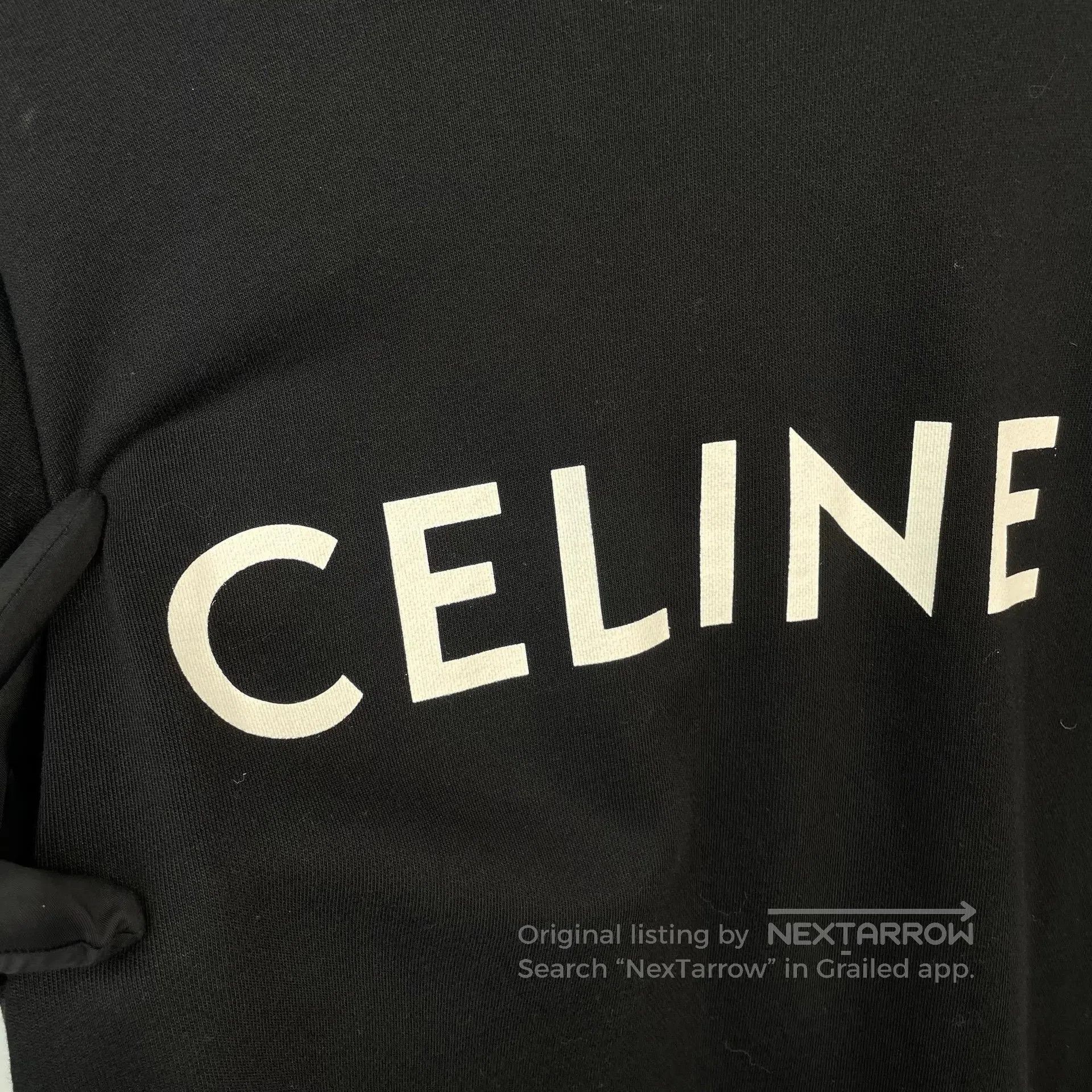 Celine CELINE Black Back Printed Letter Knit Open Cardigan Jacket Size US XS / EU 42 / 0 - 3 Thumbnail
