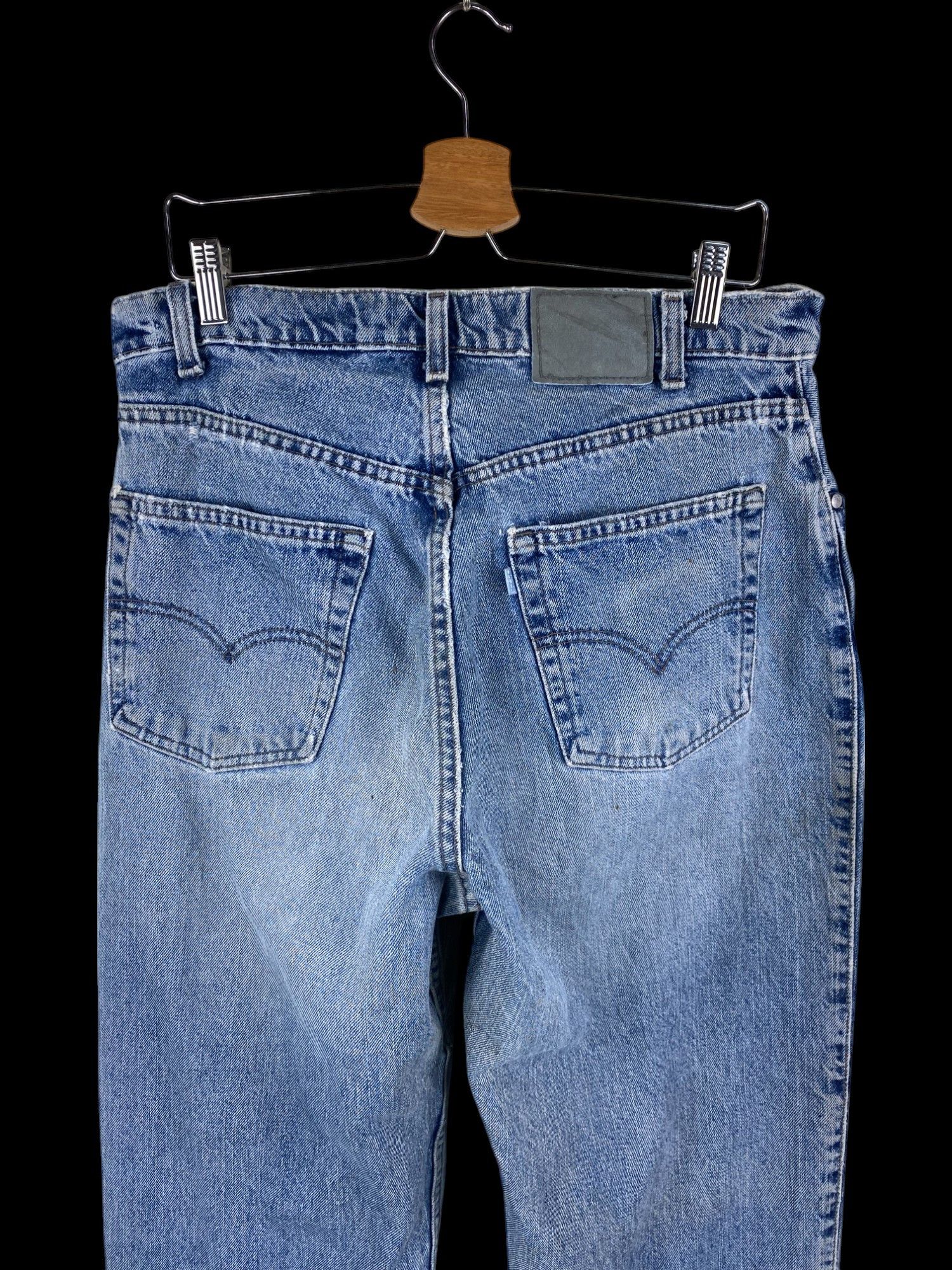 Levi's Vintage Clothing Vintage 90S Levis Baggy Loose Silvertab Distressed Dirty Size US 33 - 10 Thumbnail