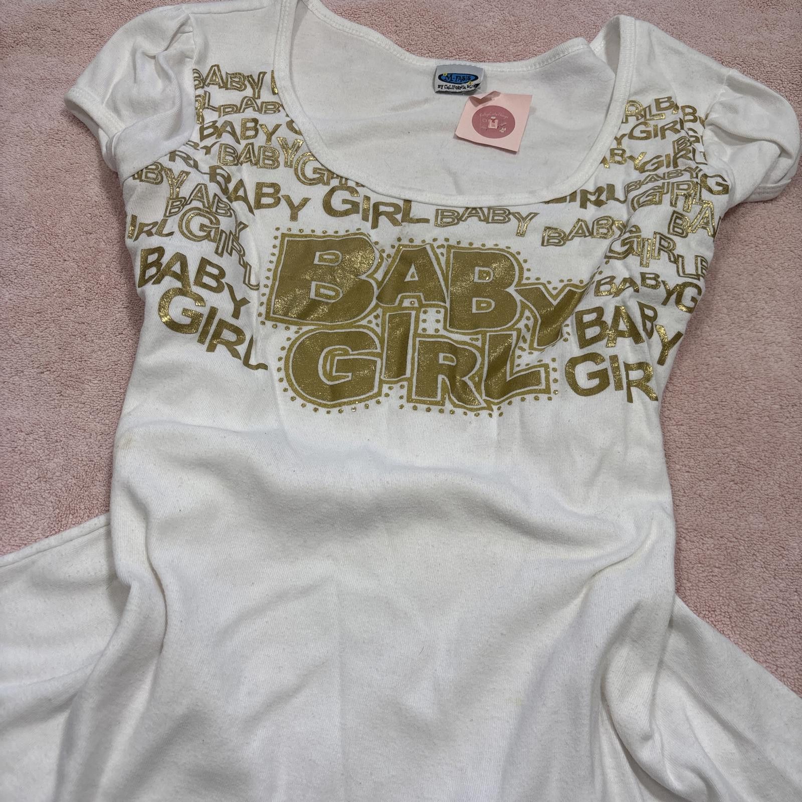 Other y2k gold baby girl baby tee Size XXL / US 16-18 / IT 52-54 - 4 Thumbnail