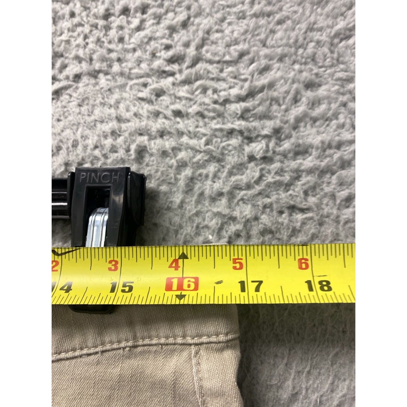 Lee VINTAGE Lee Womens Shorts Size 14 Cotton Chino Mid Rise Gray Casual Activewear Size 36" / US 14 / IT 50 - 5 Thumbnail