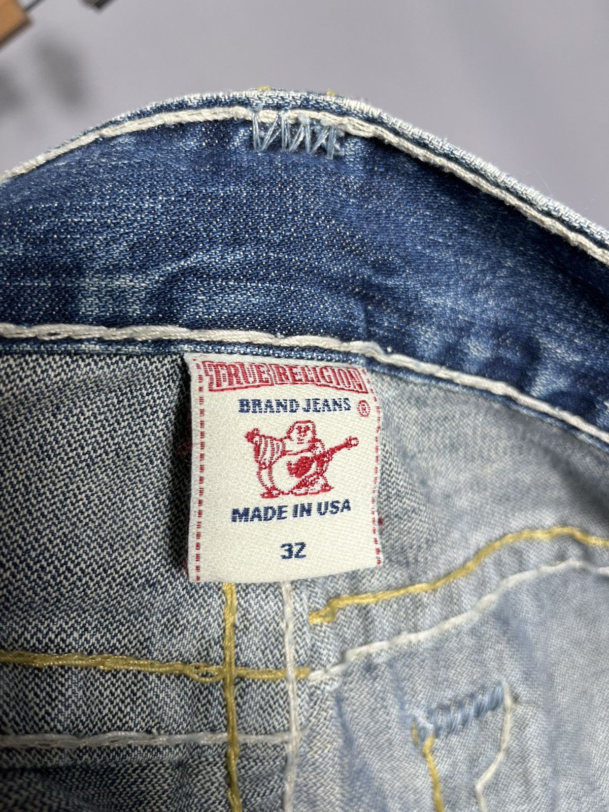 True Religion True Religion geno super t jeans denim mens vintage blue Size US 32 / EU 48 - 8 Thumbnail