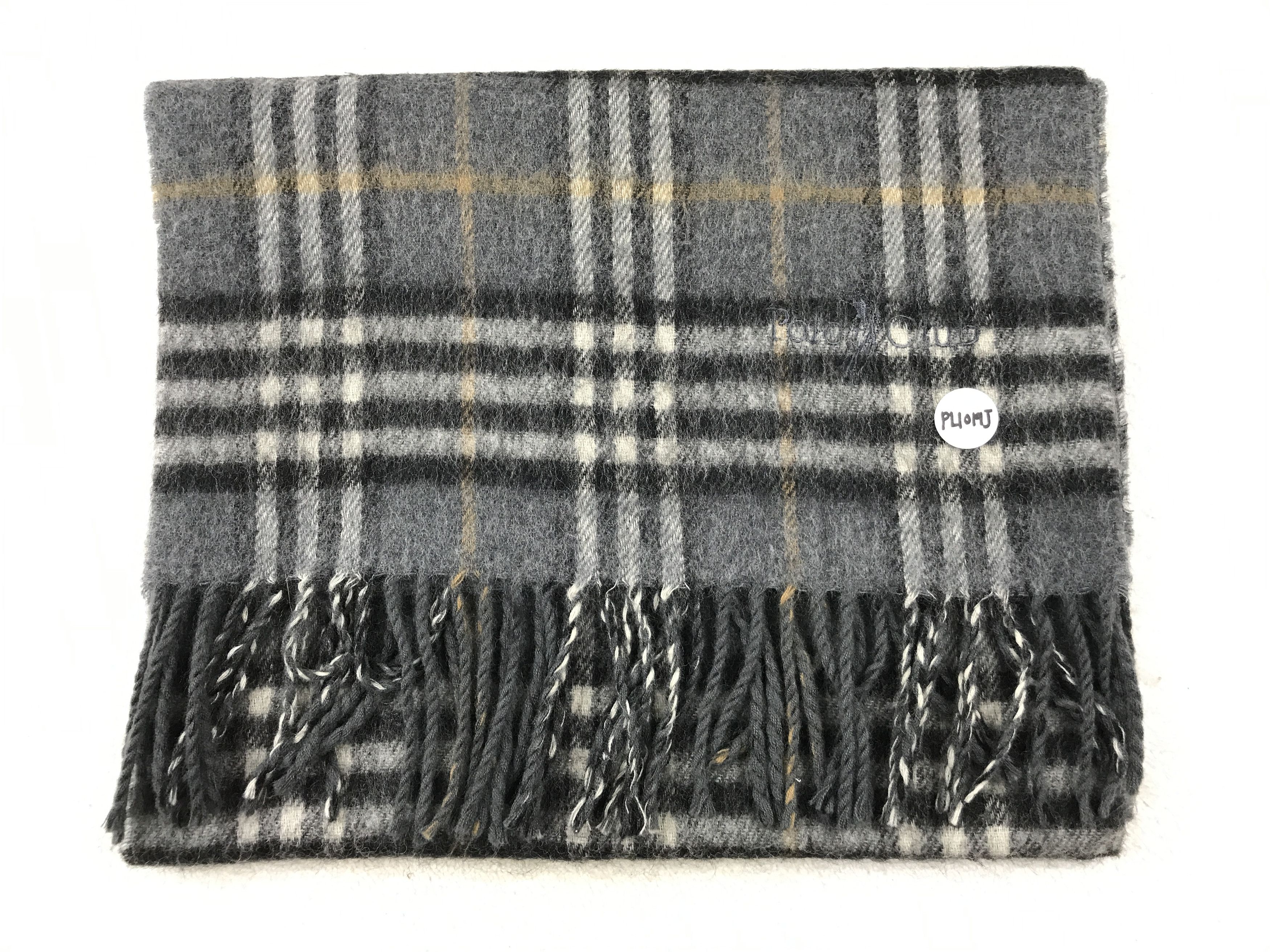 Beverly Hills Polo Club × Designer × Vintage Vintage Polo Club Scarf Muffler Wool Cashmere Size ONE SIZE - 2 Thumbnail
