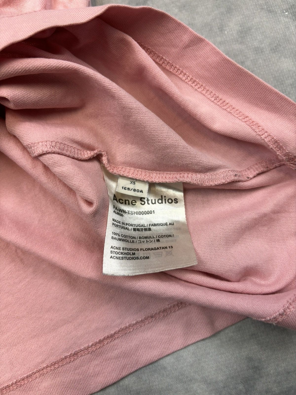 Acne Studios Acne Studios Nash Face T-Shirt (Classic Logo) XS Oldmoney Size US XS / EU 42 / 0 - 5 Thumbnail