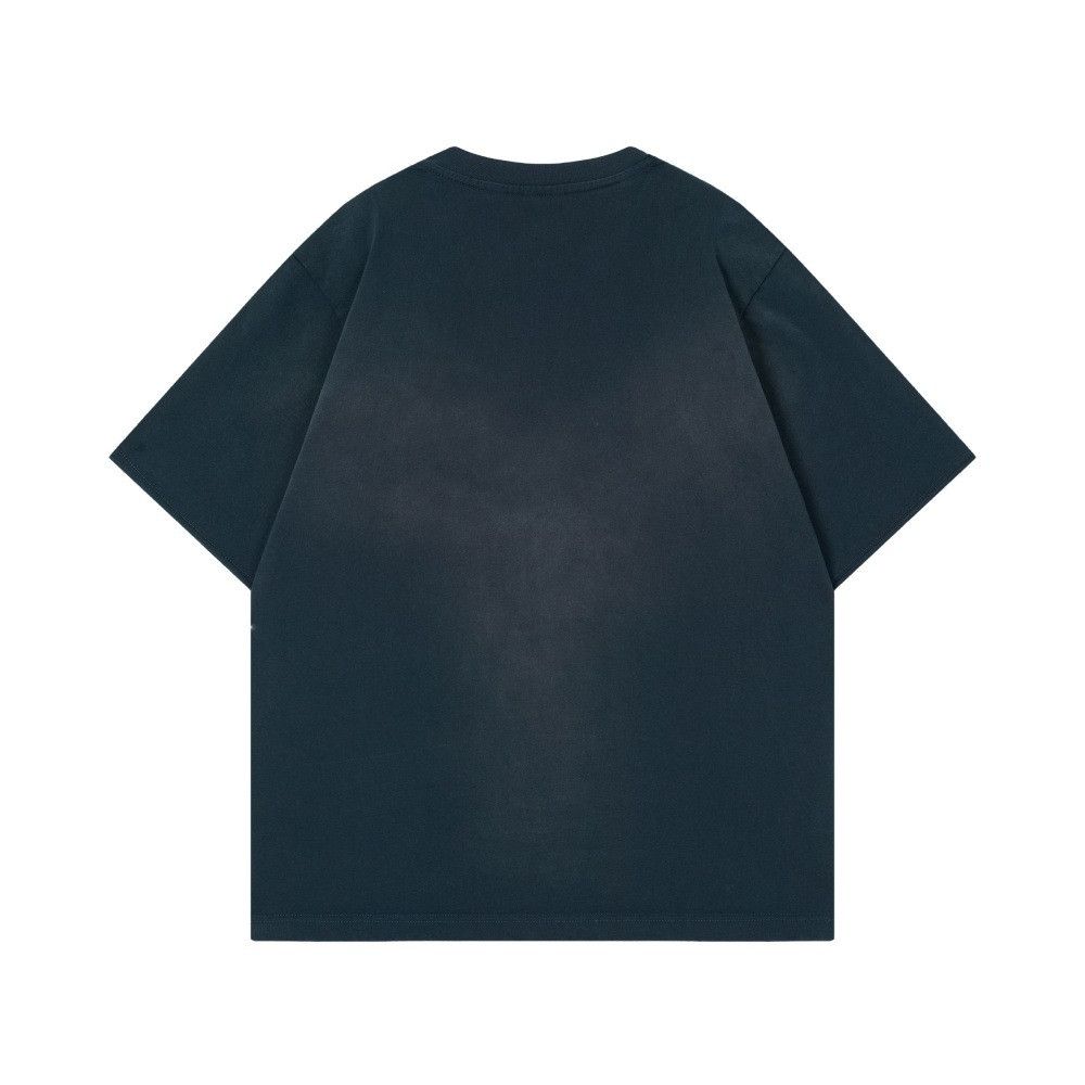 Japanese Brand Men's Pure Cotton Short-Sleeve T-Shirt with Face Print Size US M / EU 48-50 / 2 - 2 Thumbnail