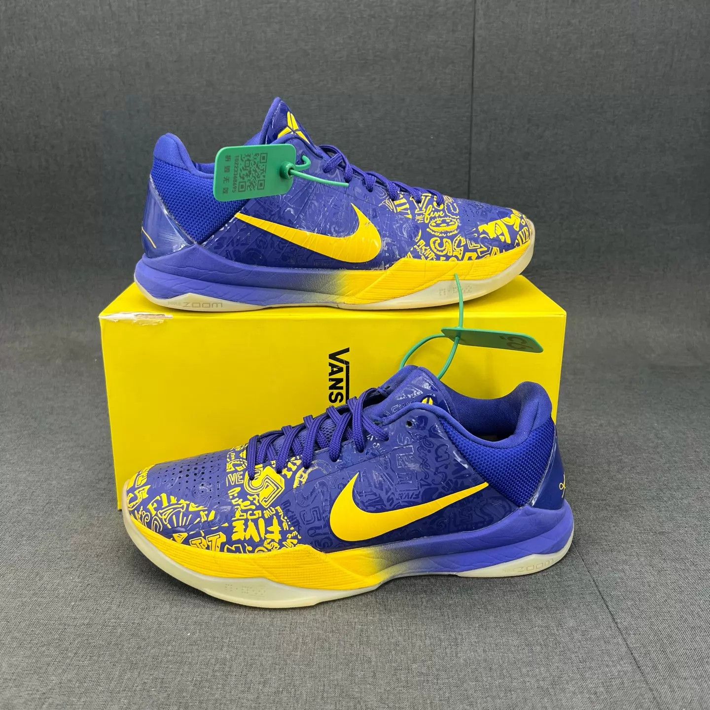 Nike KD5 5xChampion blue yellow US9.5 near new Size US 9.5 / EU 42-43 - 2 Thumbnail