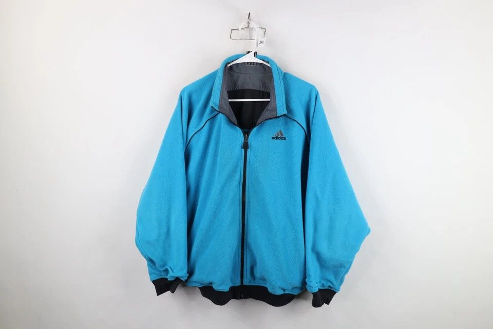 Adidas Vintage 90s Adidas Striped Reversible Bomber Jacket Size M / US 6-8 / IT 42-44 - 11 Thumbnail