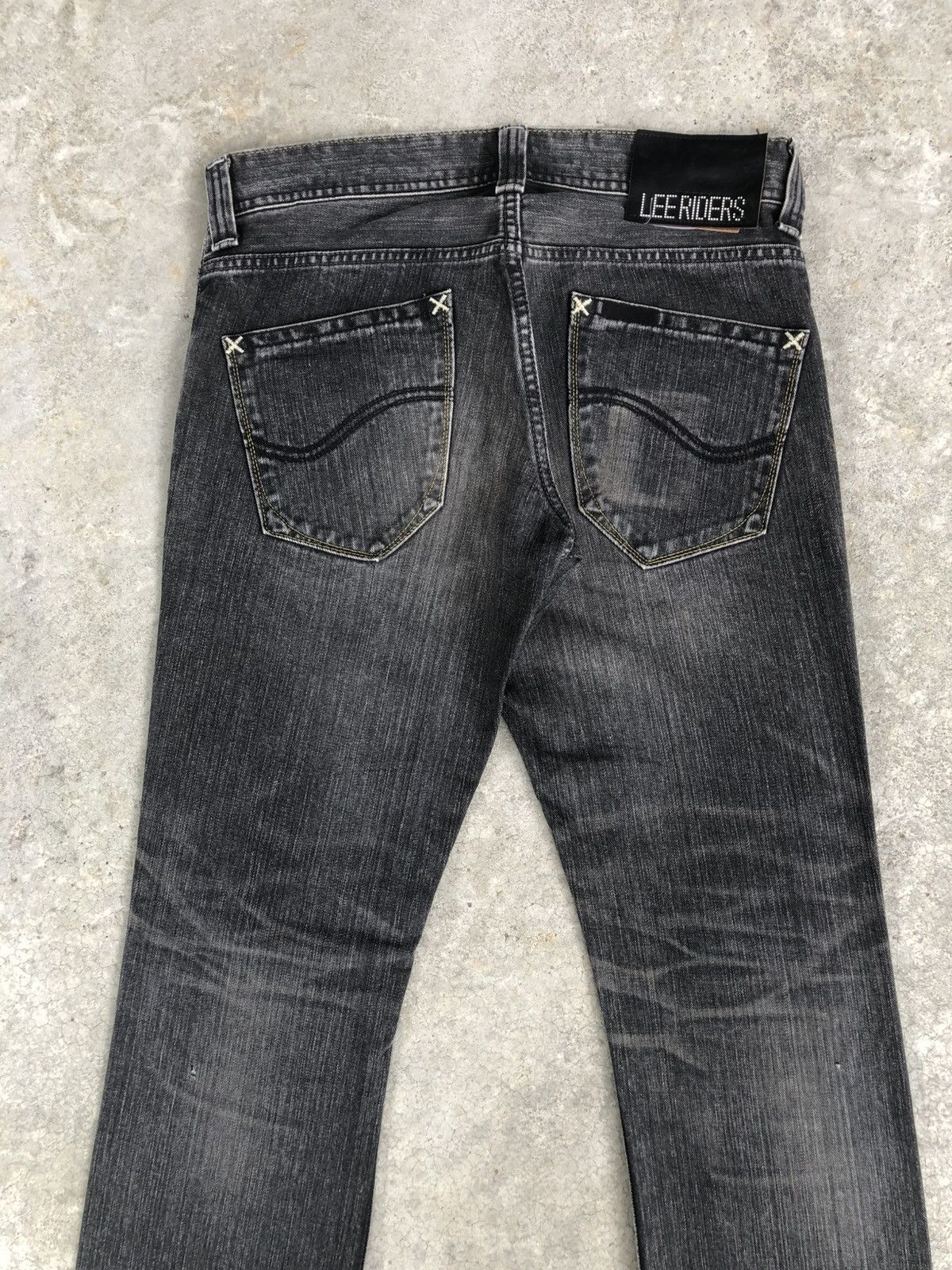 If Six Was Nine Japanese Lee Flared Jeans Distressed Jeans Size US 33 - 8 Thumbnail