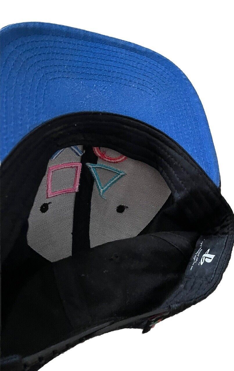 Playstation × Vintage Sony PlayStation Logo Snapback Hat 2017 Embroidered Black Size ONE SIZE - 4 Thumbnail