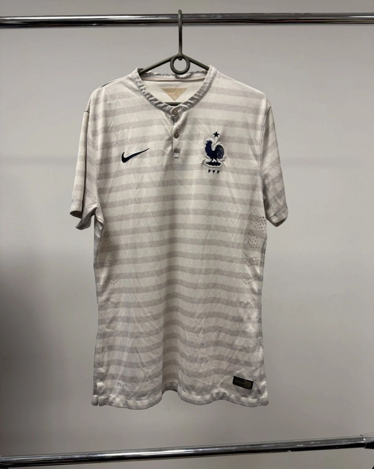 Nike Nike France Authentic Away Jersey 2014/2015 World Cup Size US L / EU 52-54 / 3 - 3 Thumbnail