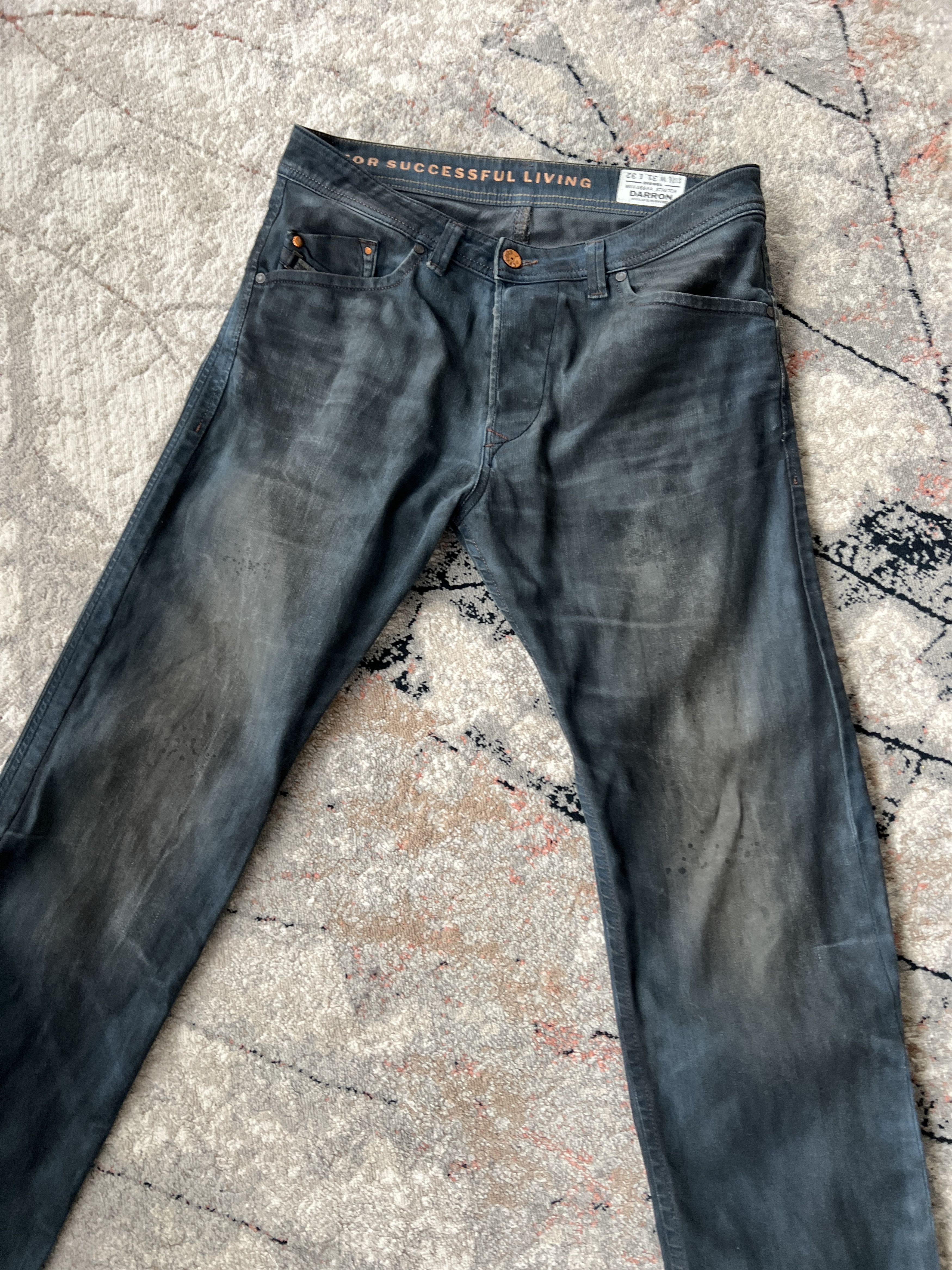 Diesel Diesel Darron Slim-Tapped Denim Pants Size US 31 - 2 Thumbnail