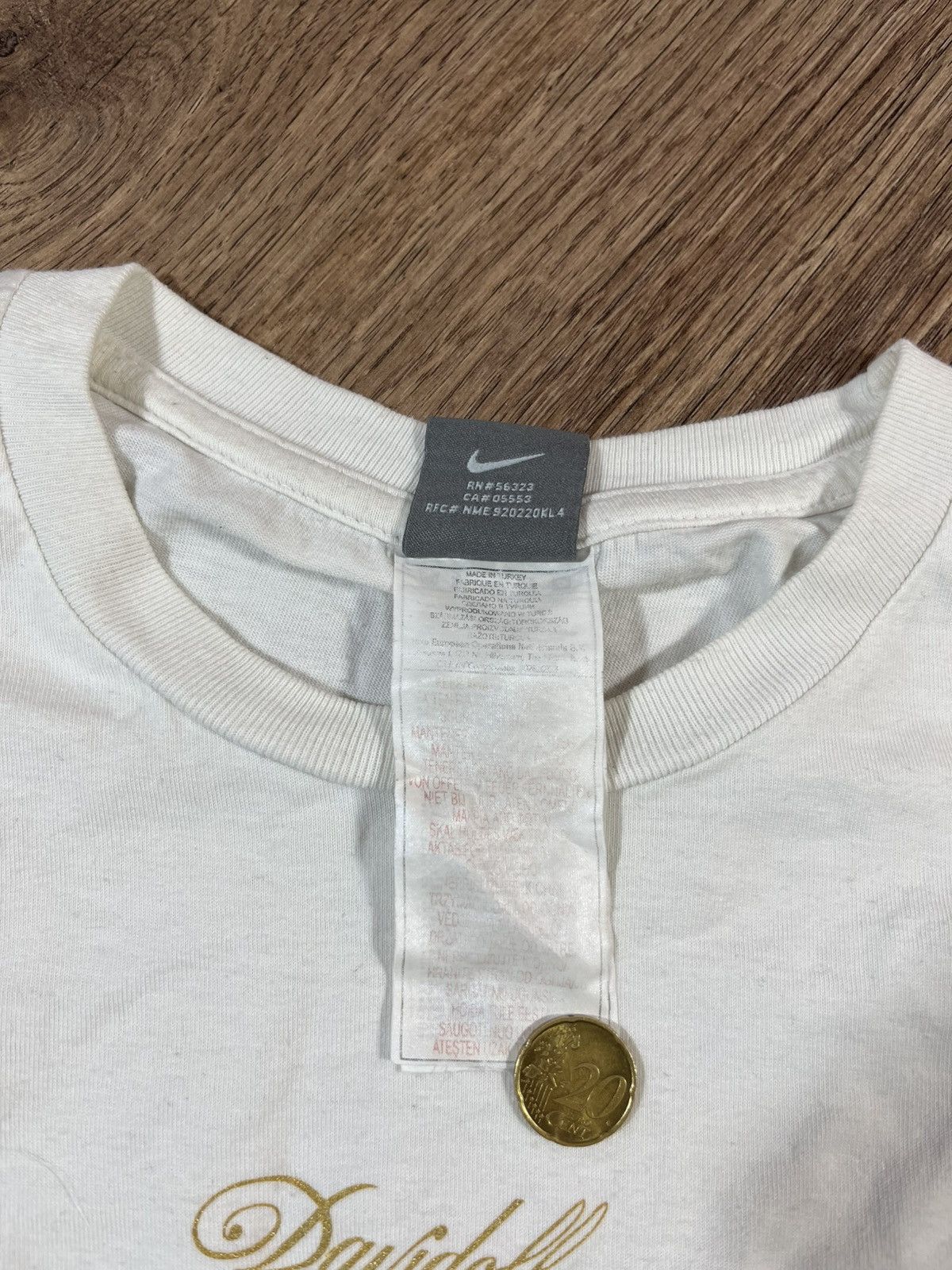Nike Nike Vintage 90s T Shirt Davidoff Swiss Indoors Size US XL / EU 56 / 4 - 5 Thumbnail