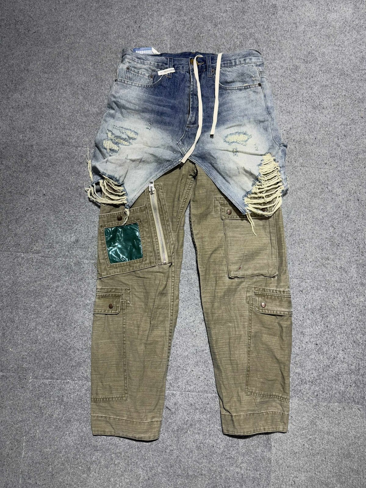 Maison MIHARA YASUHIRO Maison Mihara Yasuhiro - Destroy Splicing OverAlls Size US 44 / EU 60 - 2 Thumbnail