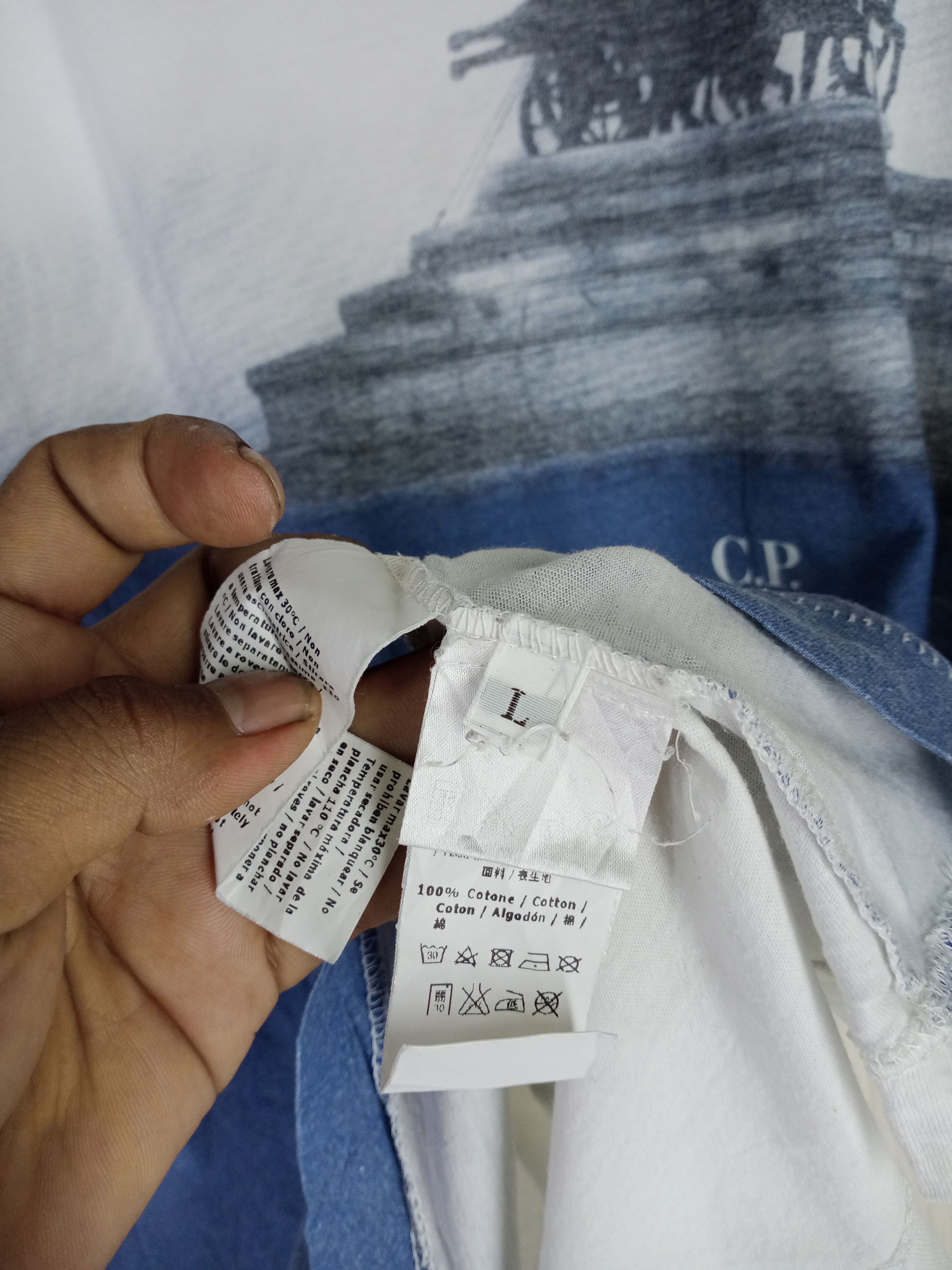 C.P. Company Rare Vintage CP Company Tshirt Size US L / EU 52-54 / 3 - 9 Thumbnail