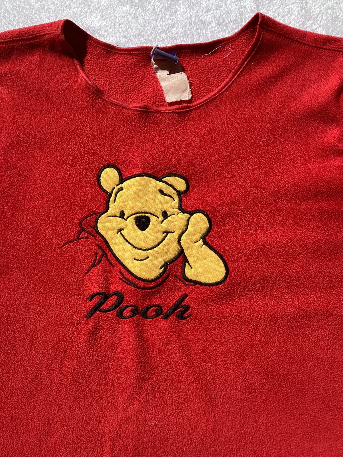 Disney × Vintage Vintage 90s Winnie the Pooh, Disney red sweatshirt Size L / US 10 / IT 46 - 3 Thumbnail