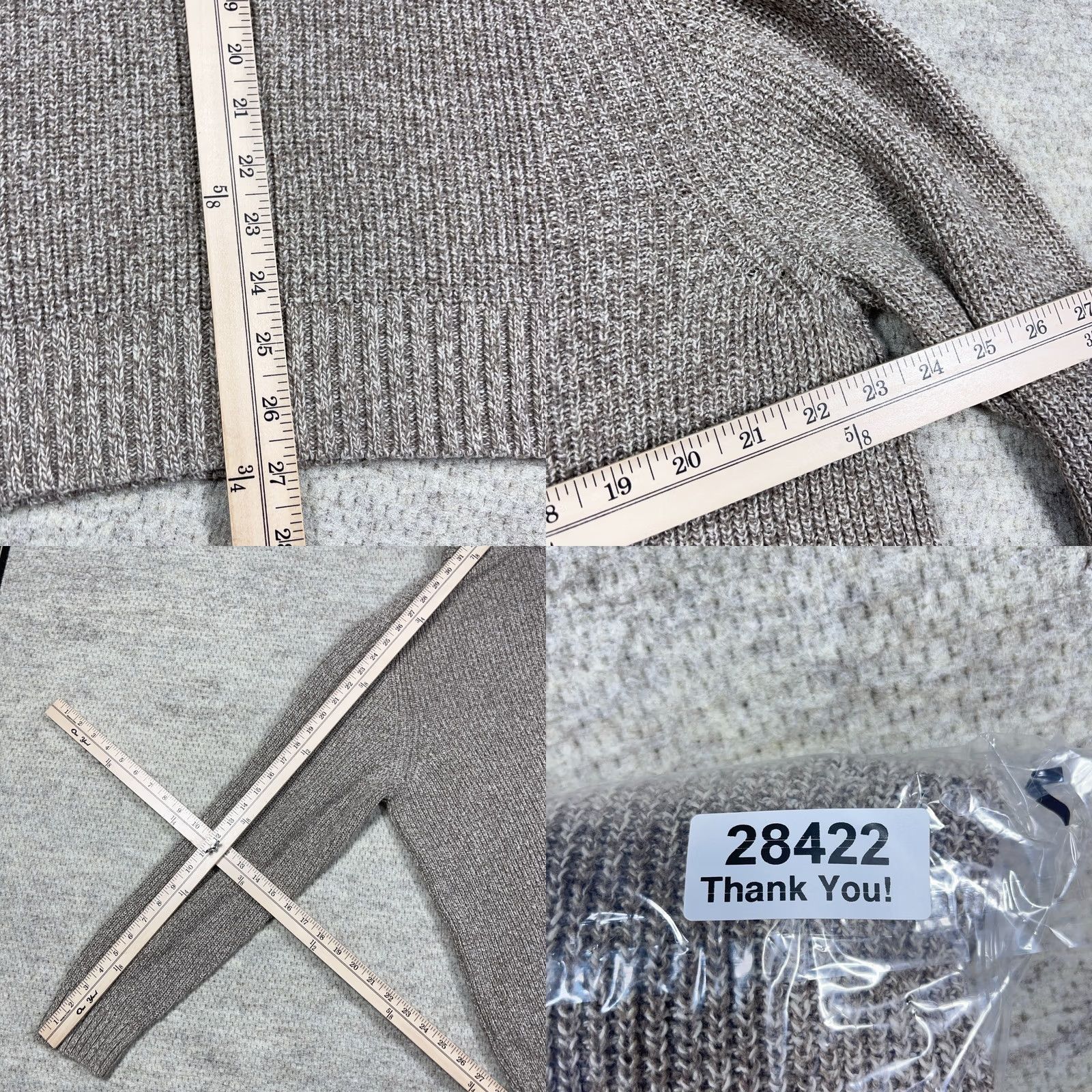American Eagle Outfitters VINTAGE American Eagle Outfitters Sweater Men XL Tan Chunky-Knit Shawl Neck Y2K Athletic Fi Size US XL / EU 56 / 4 - 8 Thumbnail