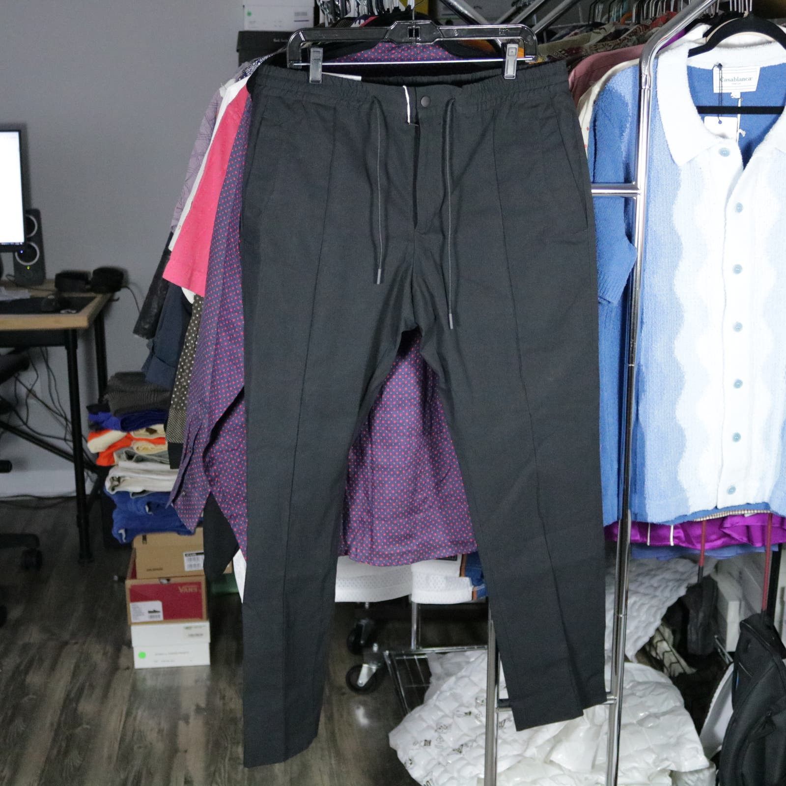 image of Pt01 Pt Torino Active Track Pants 50 / 34 Large in Black, Men's (Size 32)
