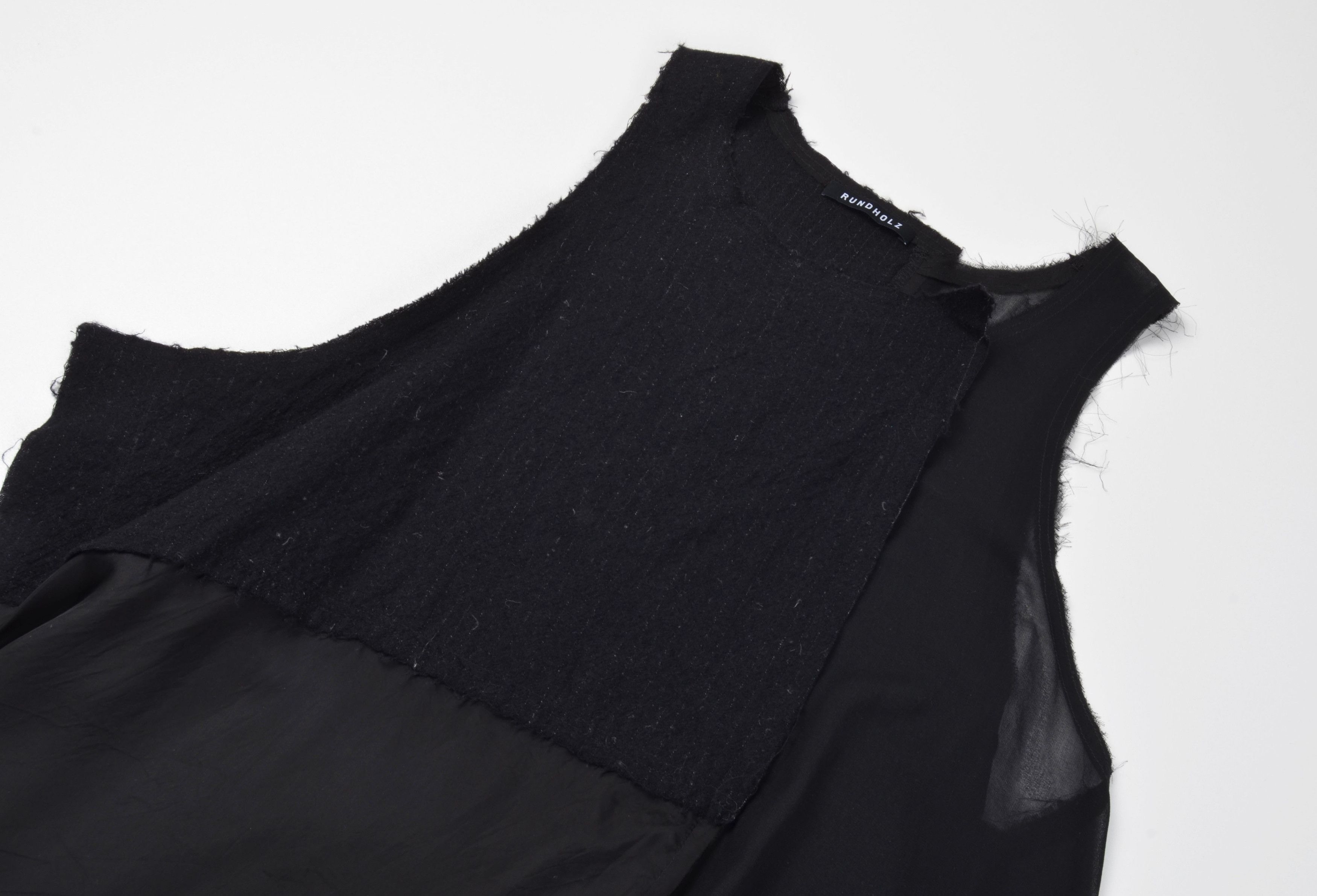 Rundholz Rundholz Avant Garde Asymmetric Raw Edge Deconstructed Dress Size ONE SIZE - 5 Thumbnail