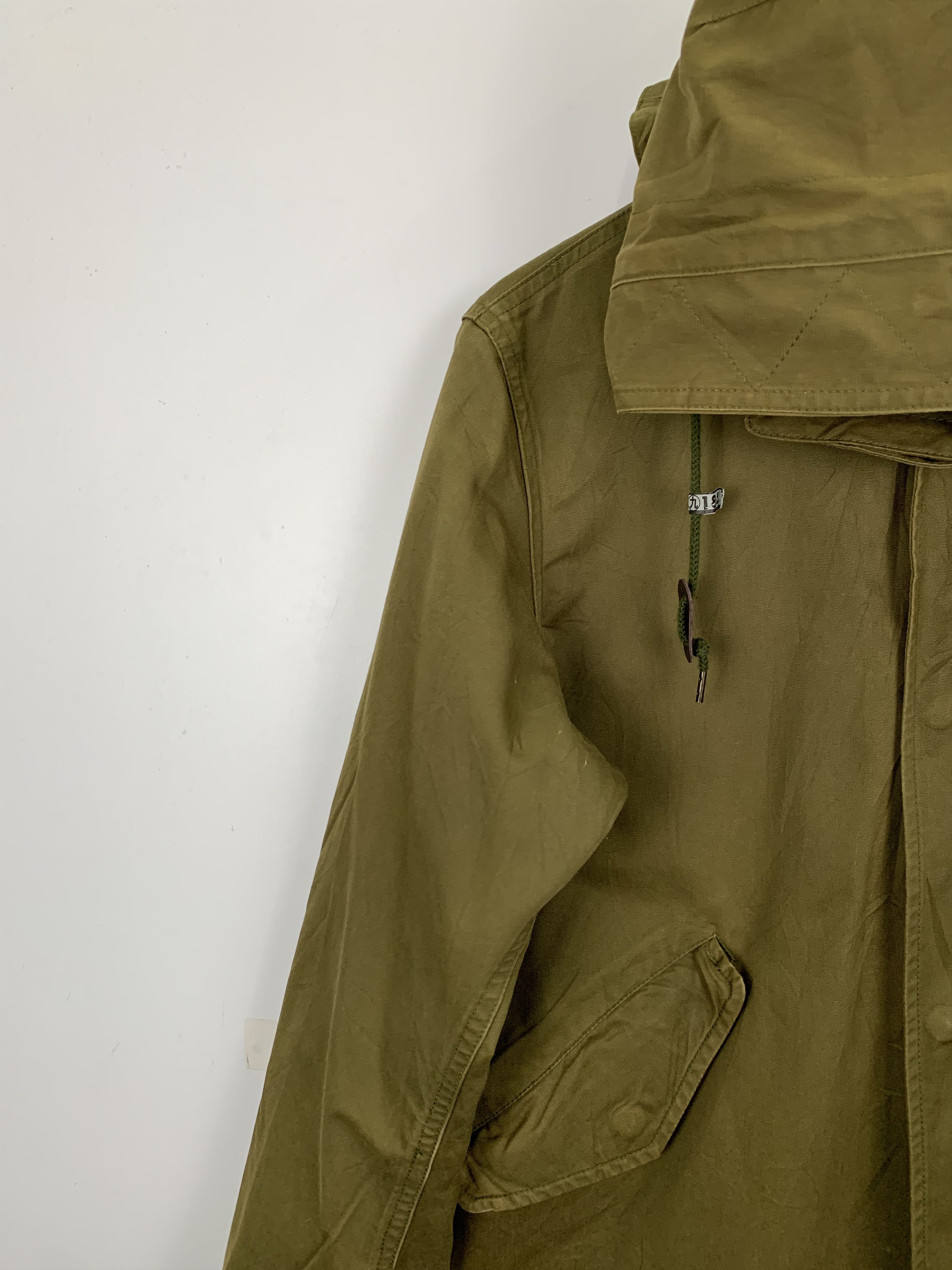 Japanese Brand Vintage Journal Standard Hoodie Parka Jacket Military J0816 Size US L / EU 52-54 / 3 - 9 Thumbnail