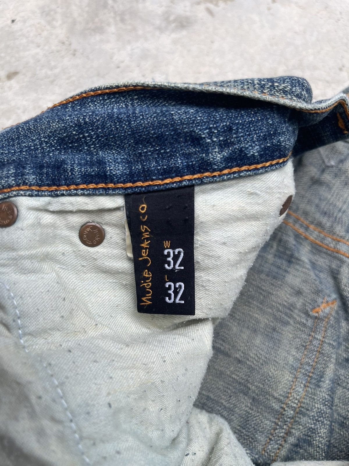 Nudie Jeans Nudie Jeans Co. Even Steven "Heaven Broken Blue" Distressed Size US 32 / EU 48 - 8 Thumbnail