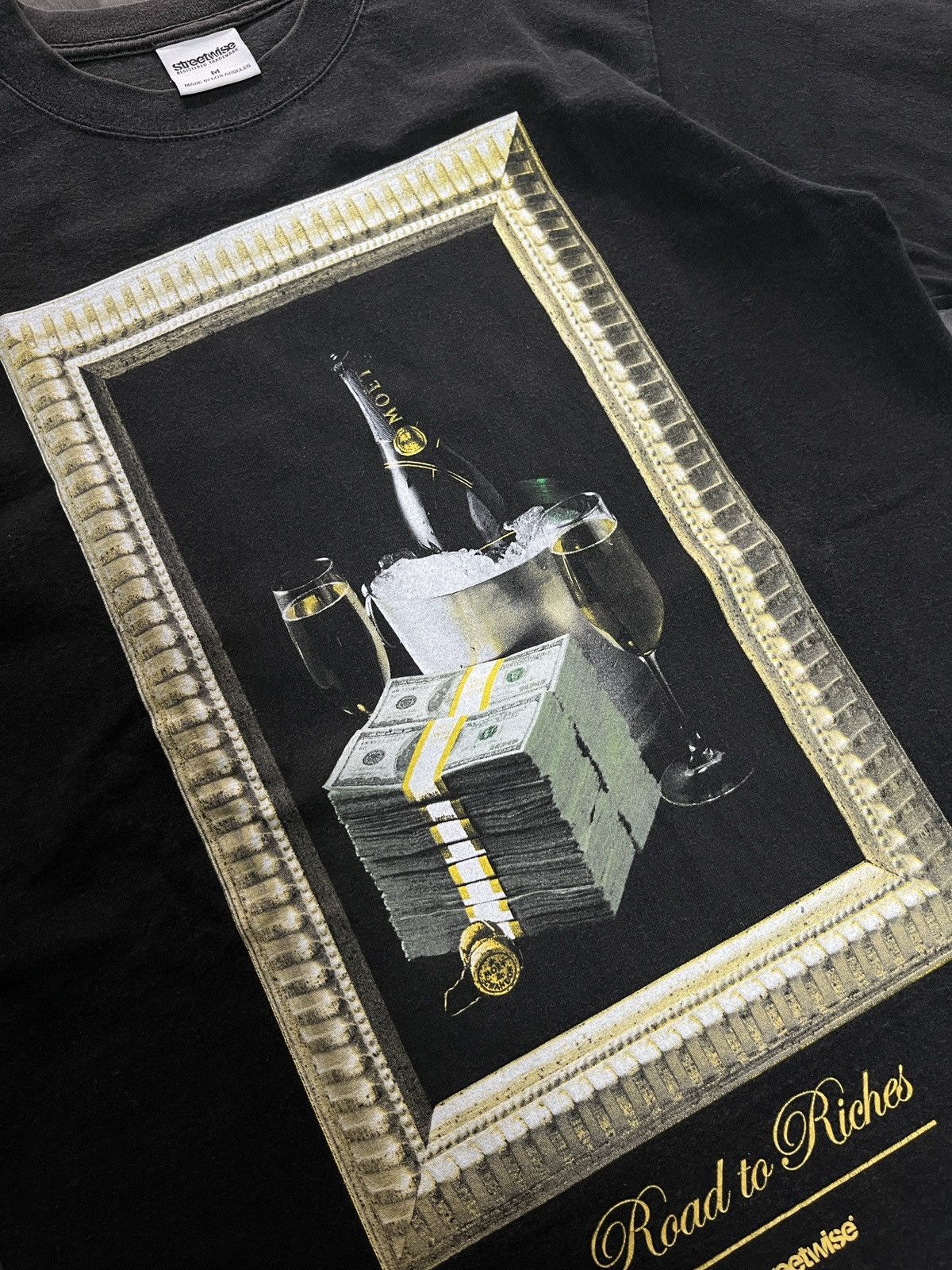 Billionaire Boys Club Rare Streetwise Vintage Heavy Cotton Black Print Tee Medium Size US M / EU 48-50 / 2 - 4 Thumbnail