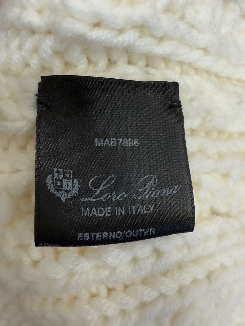 Loro Piana LORO PIANA White cashmere cardigan with hood Size XS / US 0-2 / IT 36-38 - 7 Thumbnail